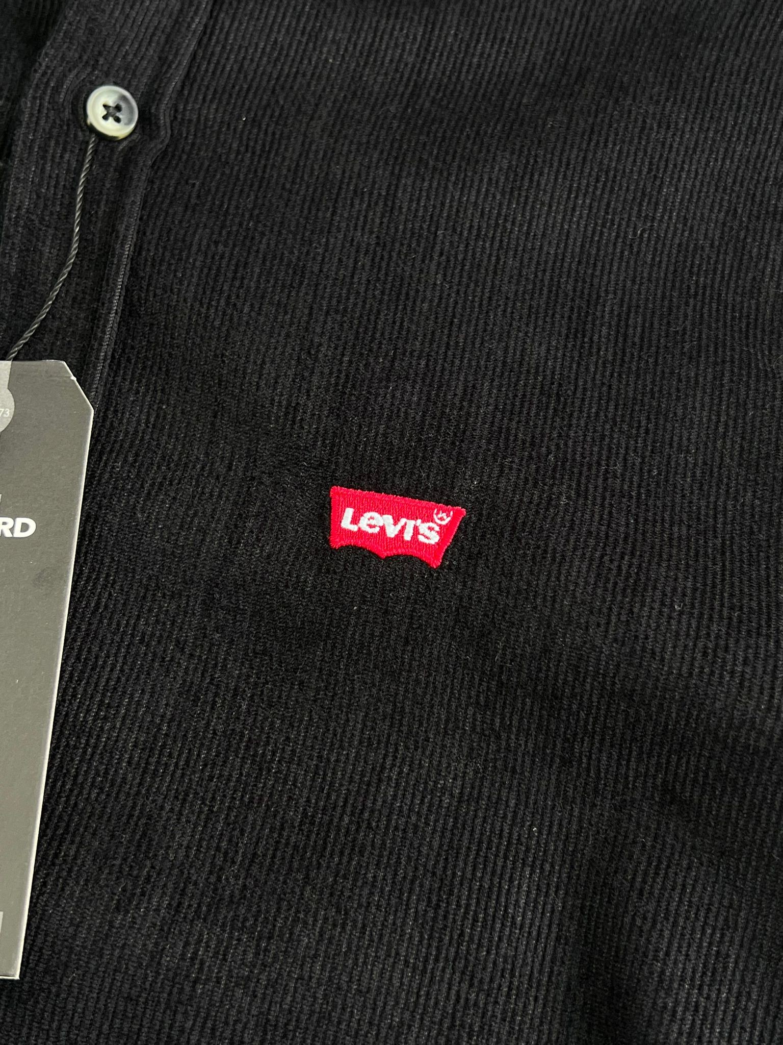 Basic Mini Logo Kadife Black Gömlek