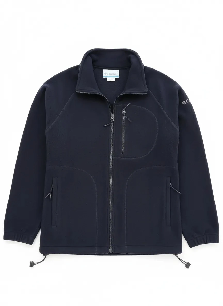 Yeni Sezon Kol Detaylı  Polar Ceket - LACİVERT