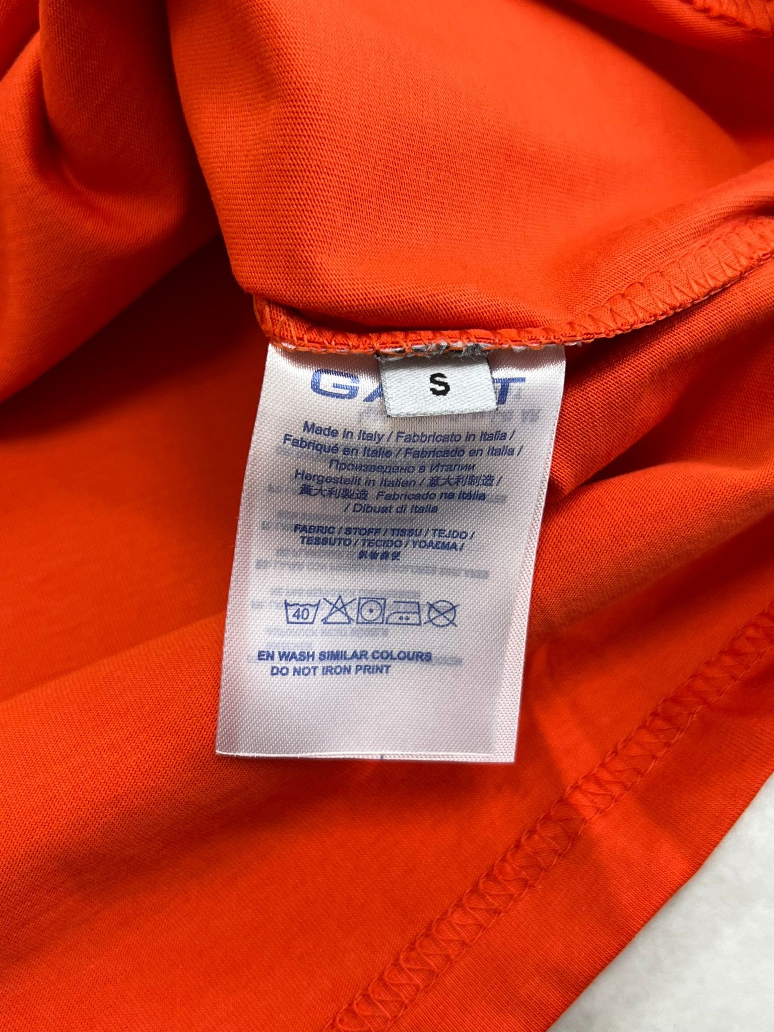 Mid Essential Icon Logo  Orange T-shirt