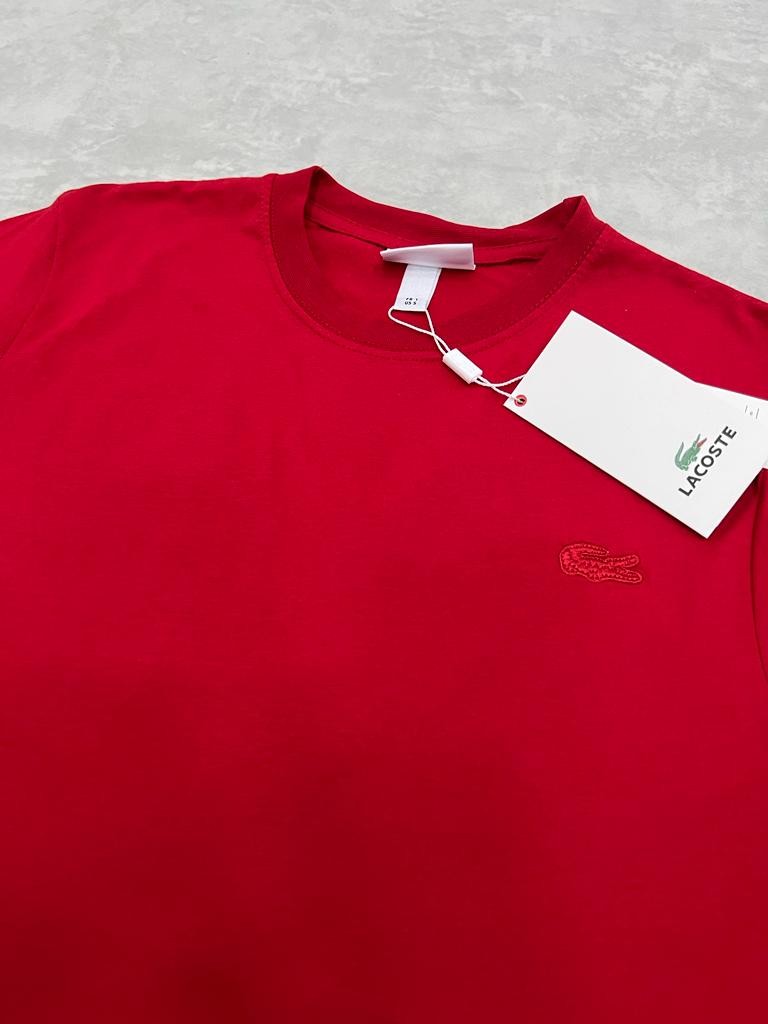  Basic Paris Mini Logo Red T-shirt