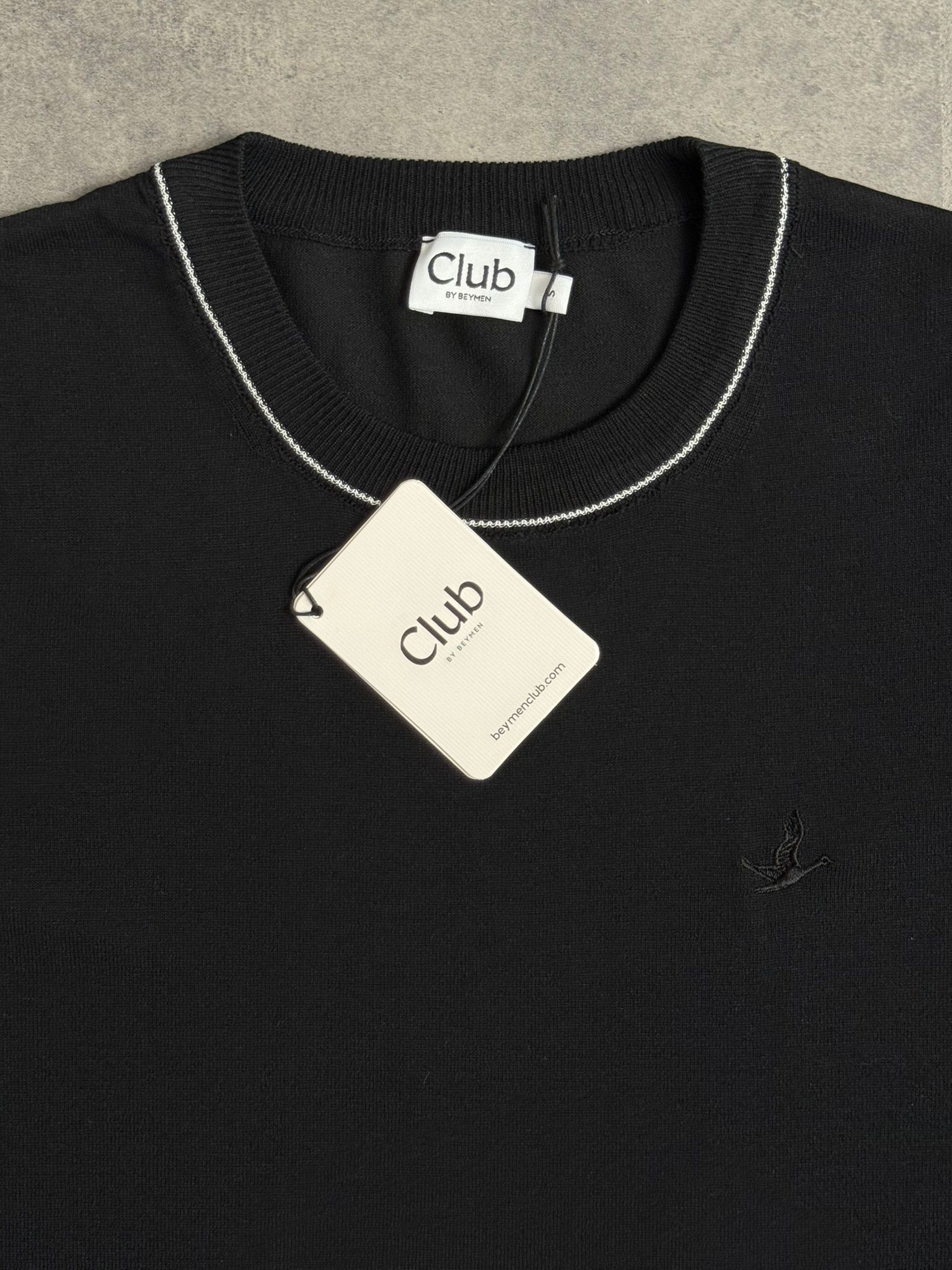 Yeni Sezon Yaka Detaylı Triko T-shirt