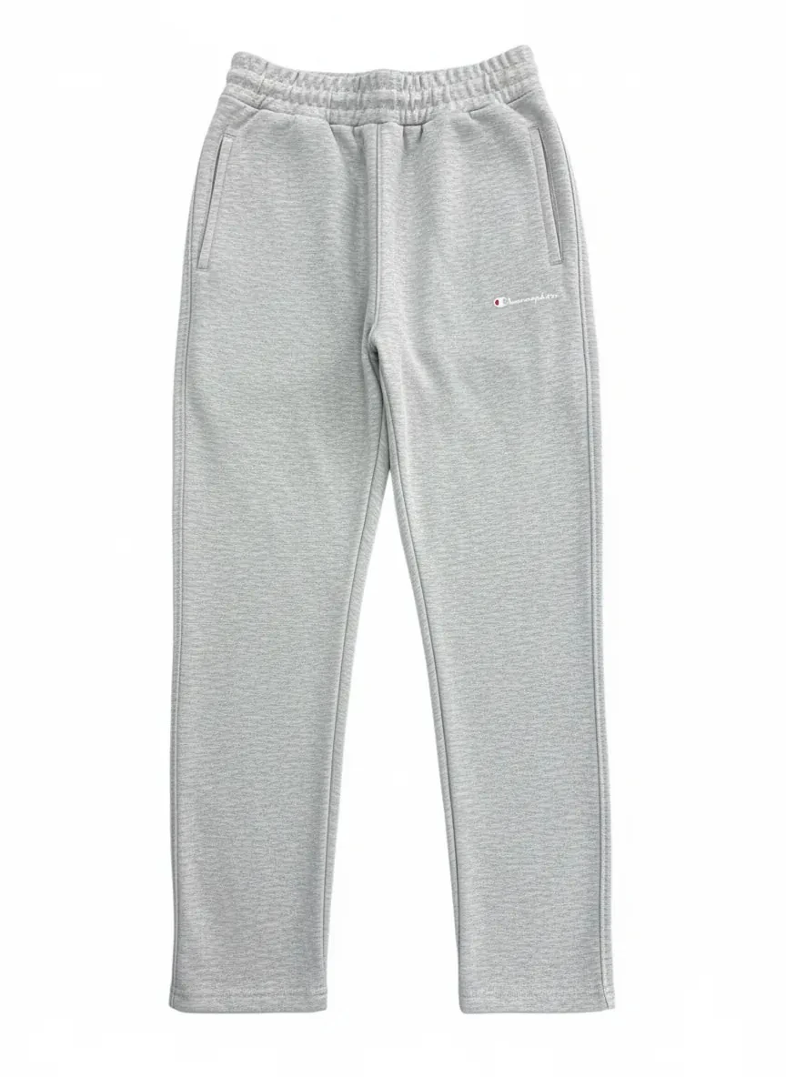 Yeni Sezon Classic Mini Logo Üç İplik Eşofman Altı - AÇIK GRİ