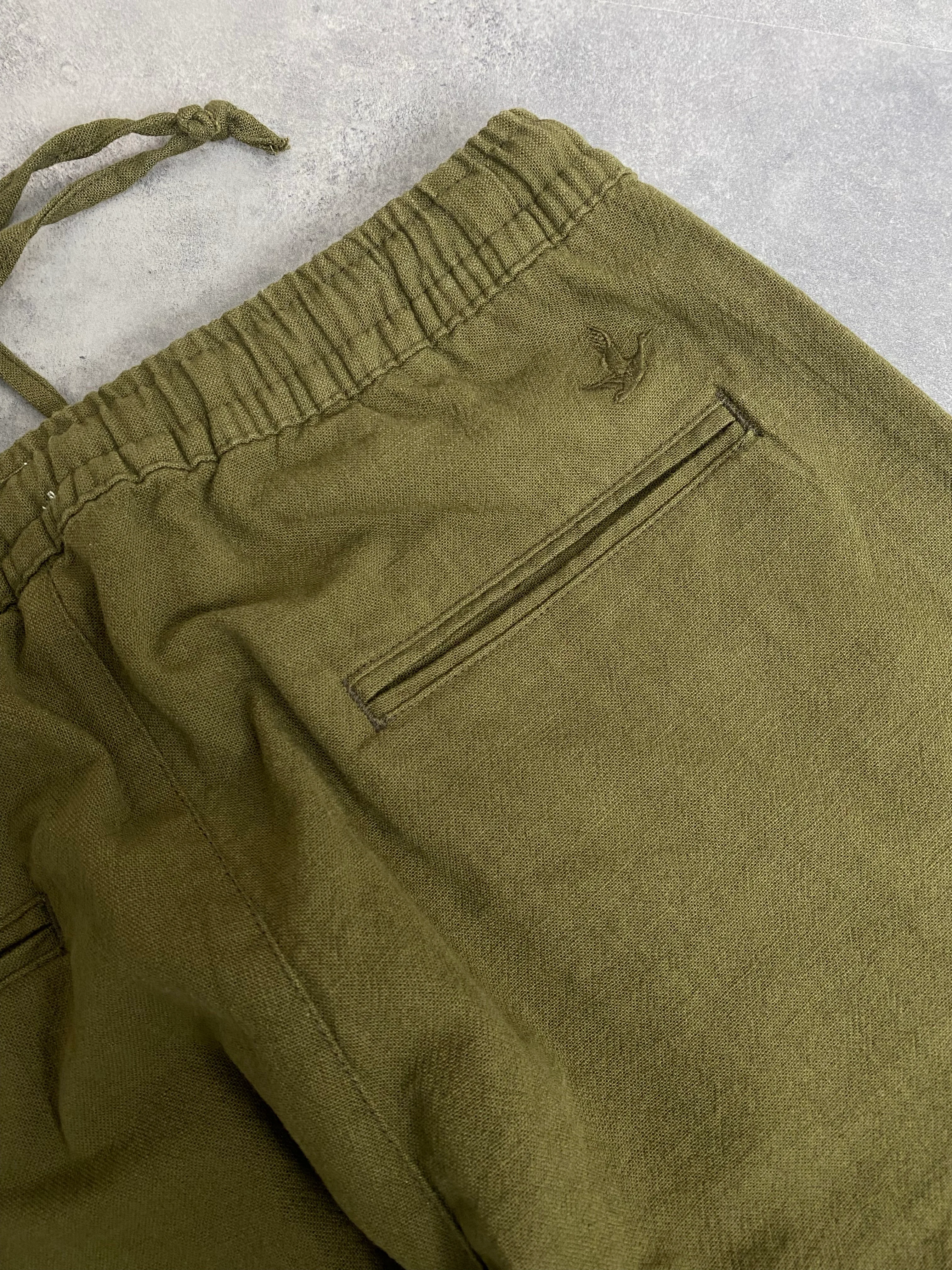 Yeni Sezon Tone To Tone Keten Pantolon