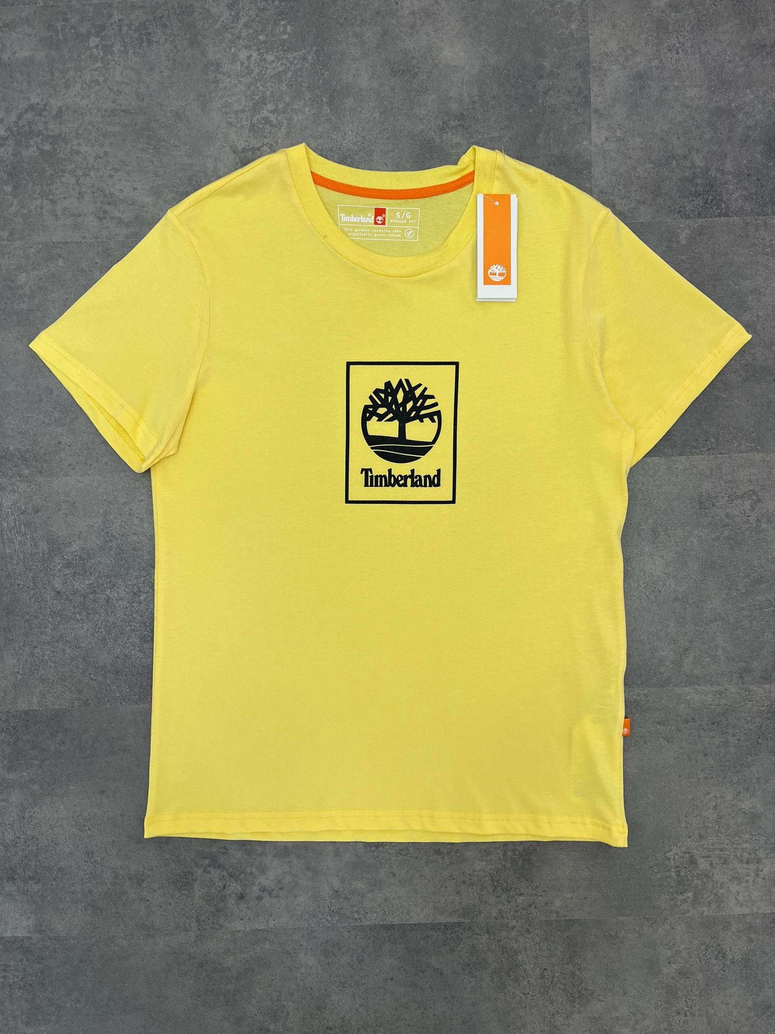 Yeni Sezon Mid Icon Logo Yellow T-shirt