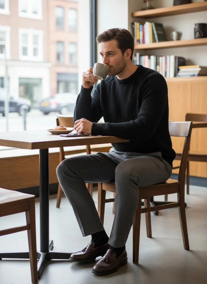 Yeni Sezon Yün Şardonlu Kalın Kazak