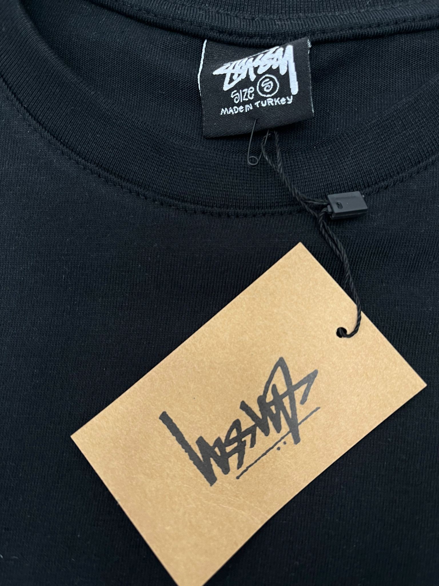 Yeni Sezon Stussy Back To Print Trıbe Black  Relax Fit T-shirt