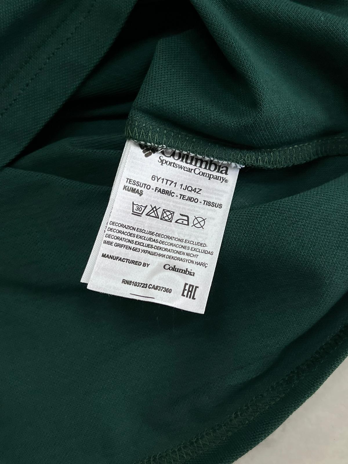 Dark Green Slim Fit Classic Logo Polo Yaka T-shirt