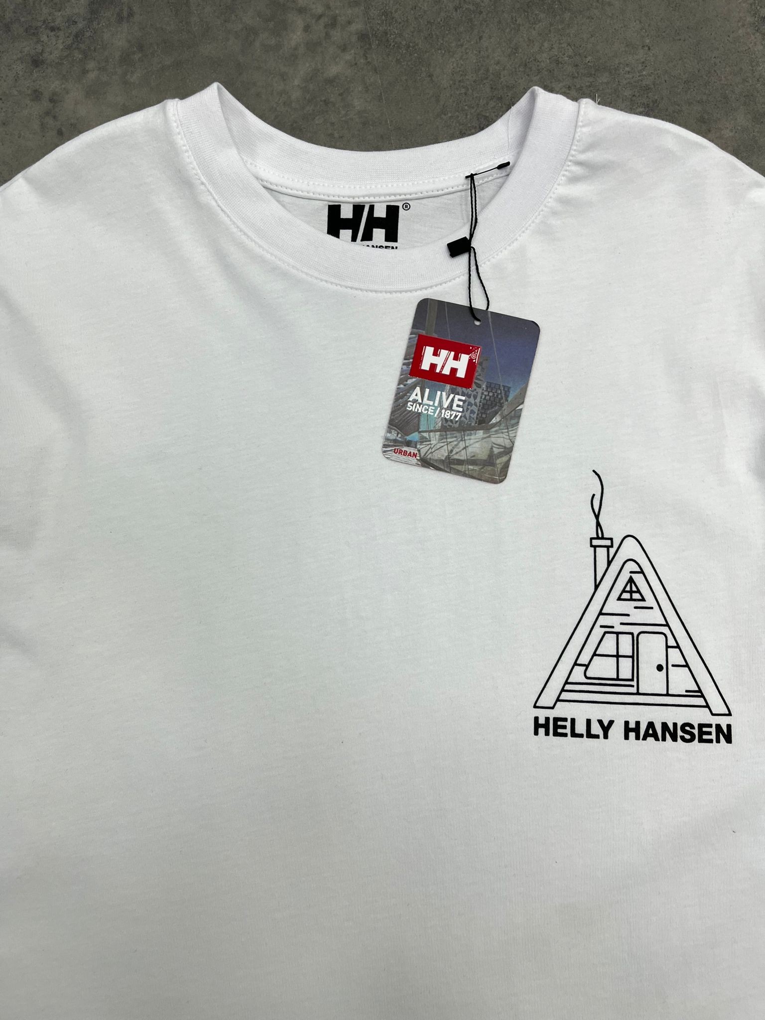 Yeni Sezon Back To Print House White  T-shirt