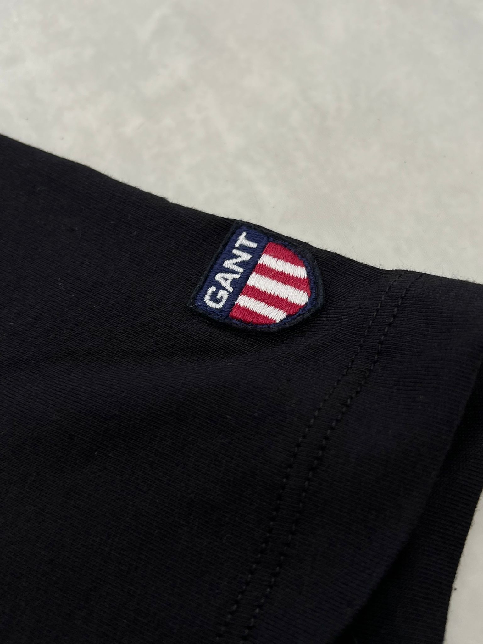 Limited Edition Fermuarlı Essential Logo Black T-shirt