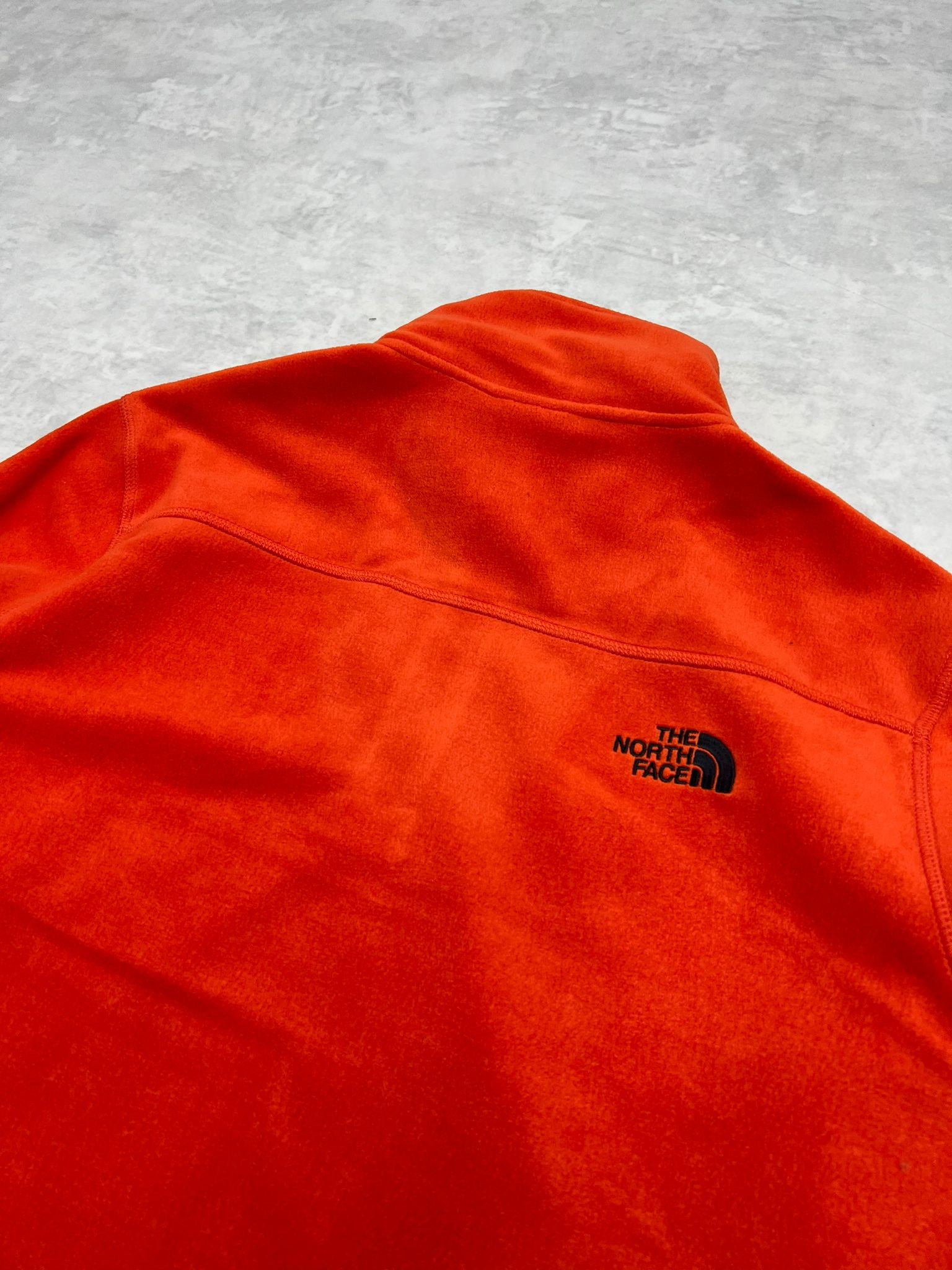 Yarım Fermuarlı Mini Logo Orange Polar