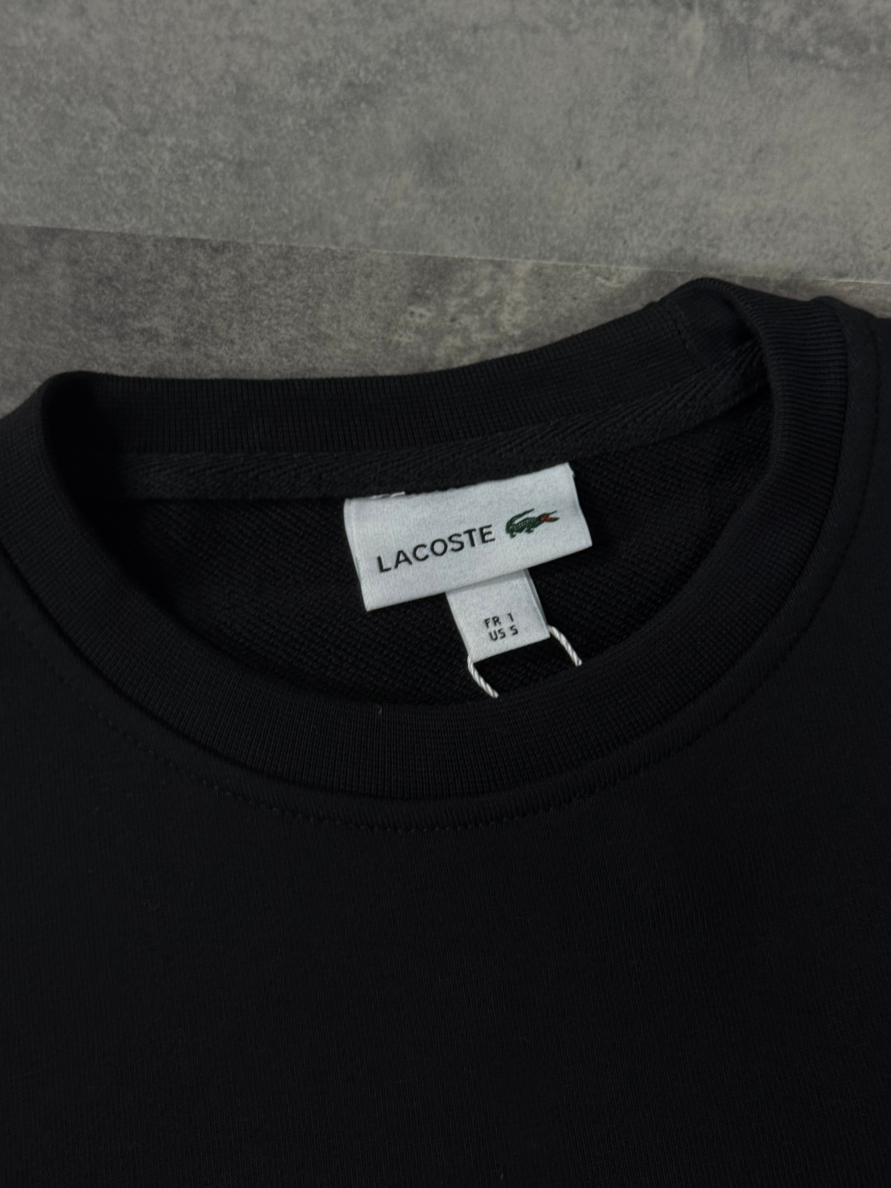 Yeni Sezon Basic Mini Logo Üç İplik Şardonsuz Sweatshirt