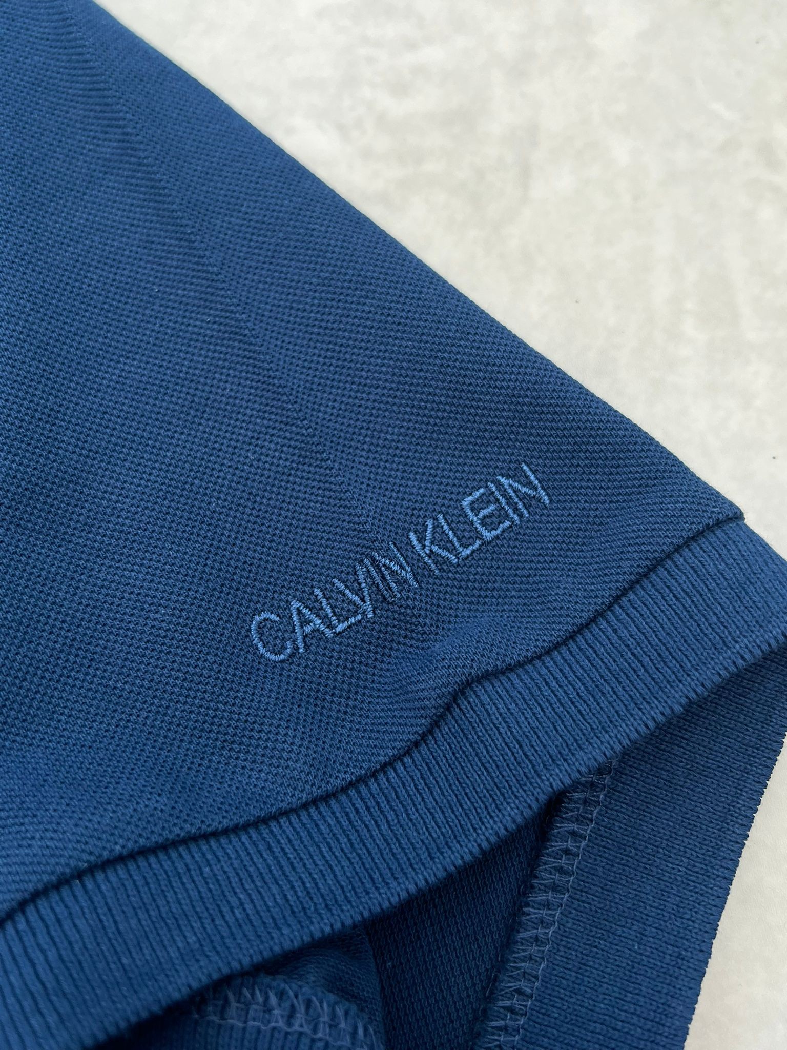 Plastik Logo Basic Classic Navy Blue  T-shirt