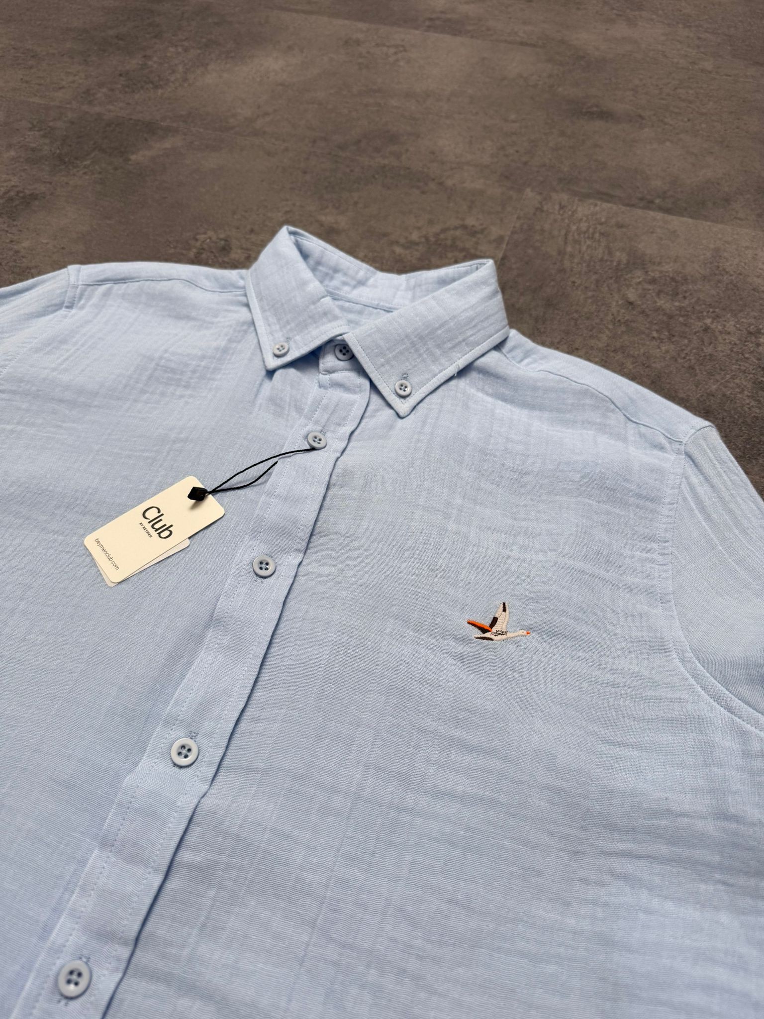 Yeni Sezon Classic Casual Basic Müslin Gömlek