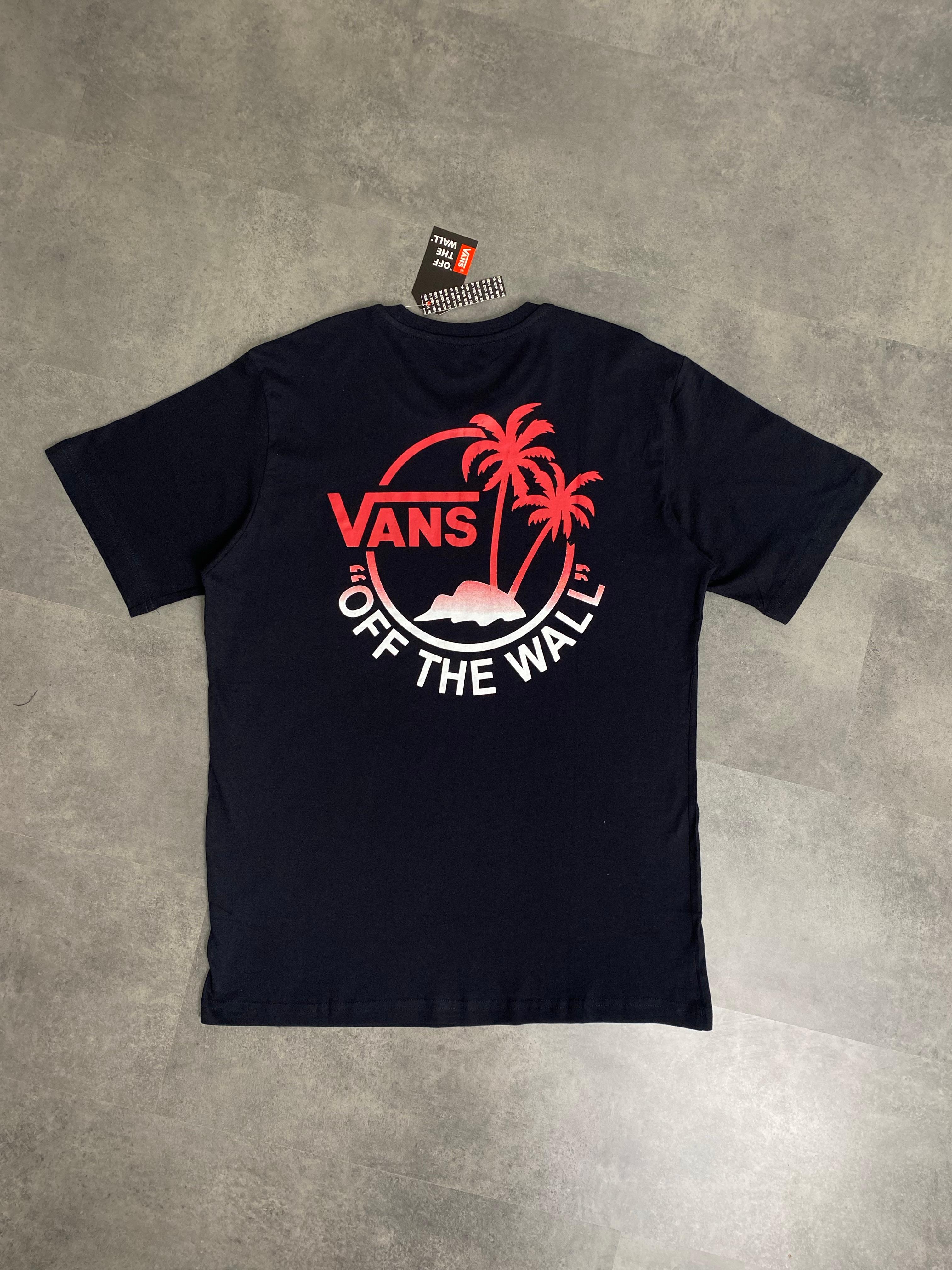 Yeni Sezon Basic Palm Off The Wall Print T-shirt