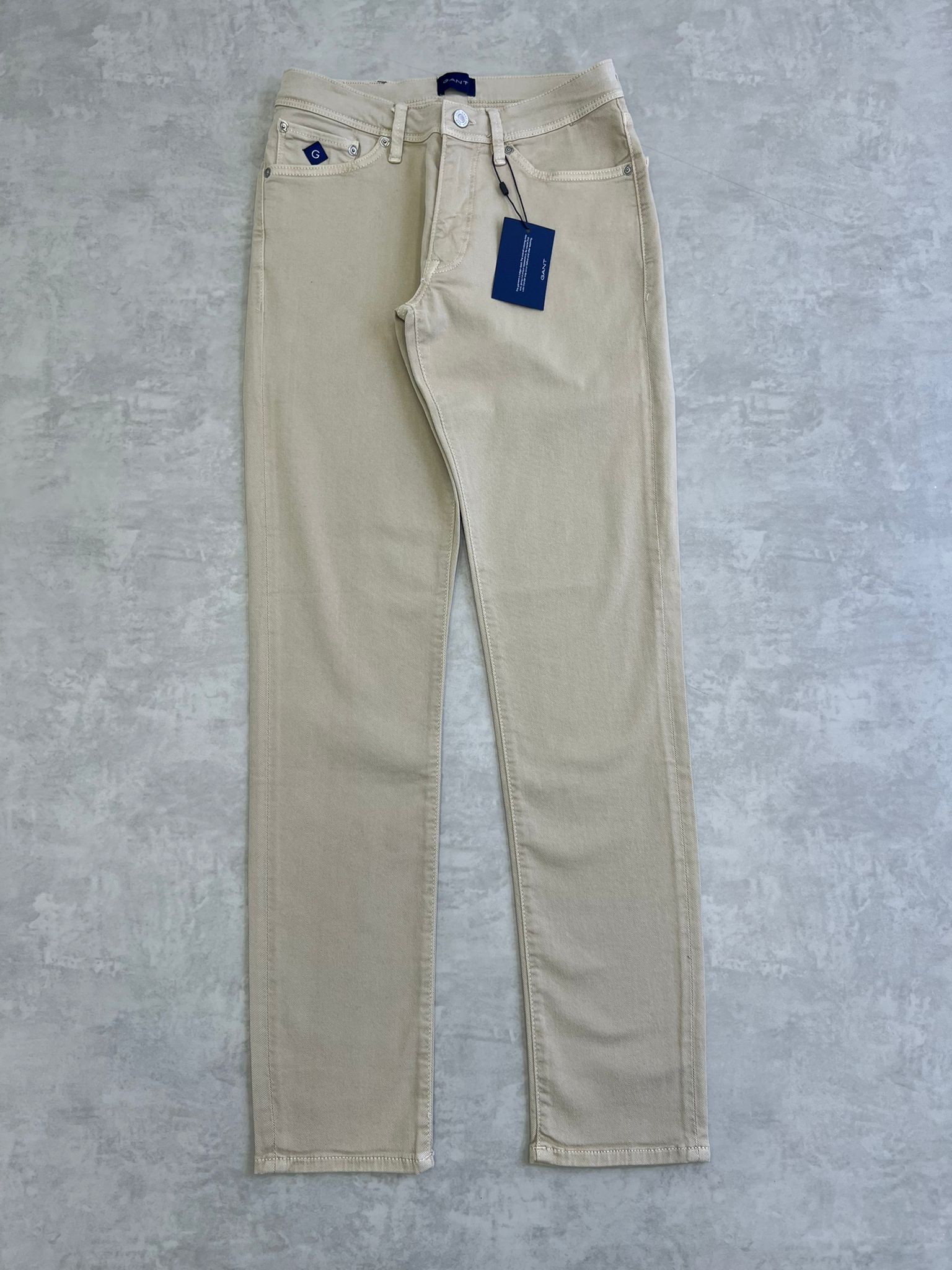 Classic Sports Wear Cream Kot  Pantalon 