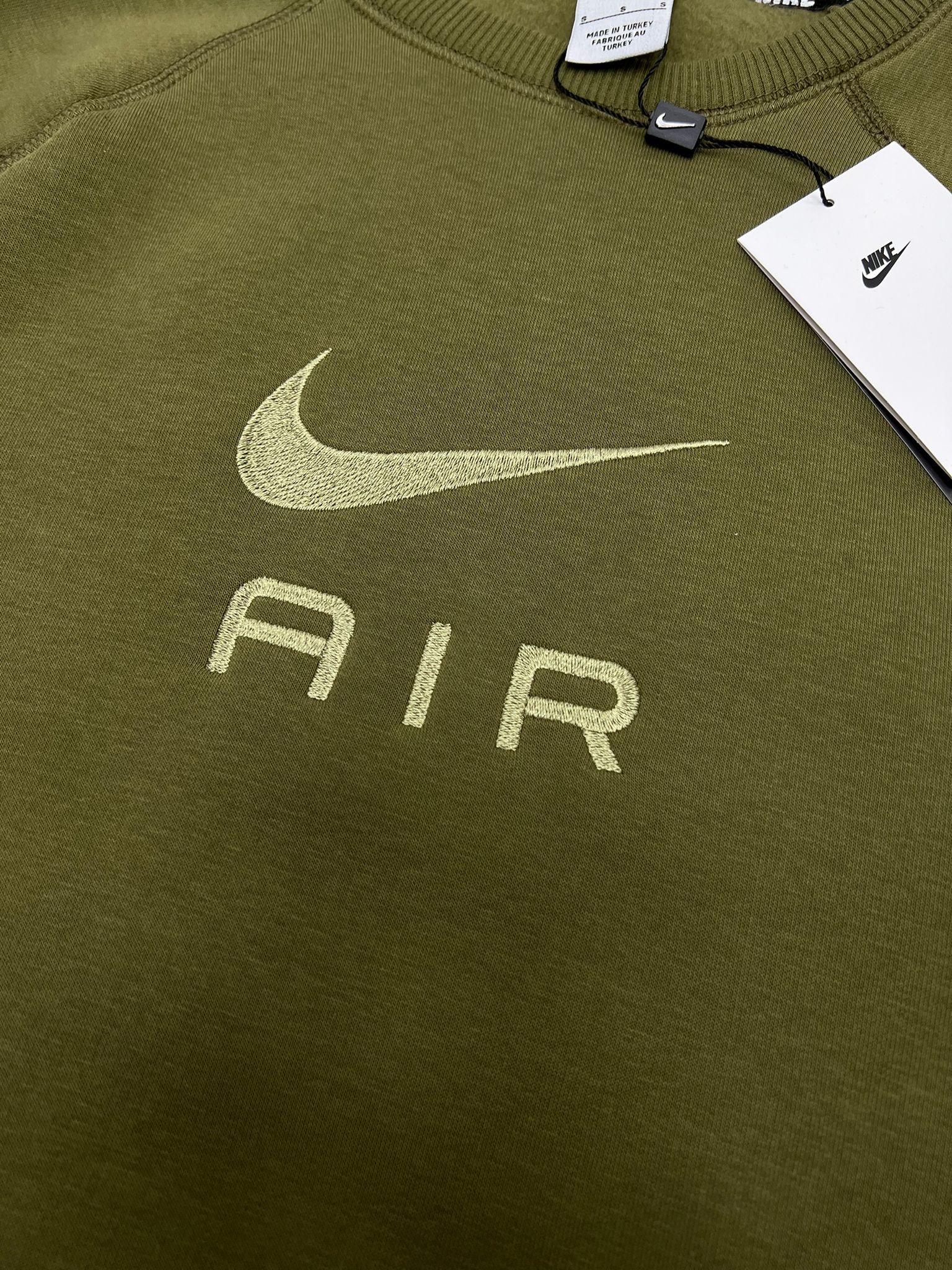 Air Mid Icon Logo Haki Sweatshirt