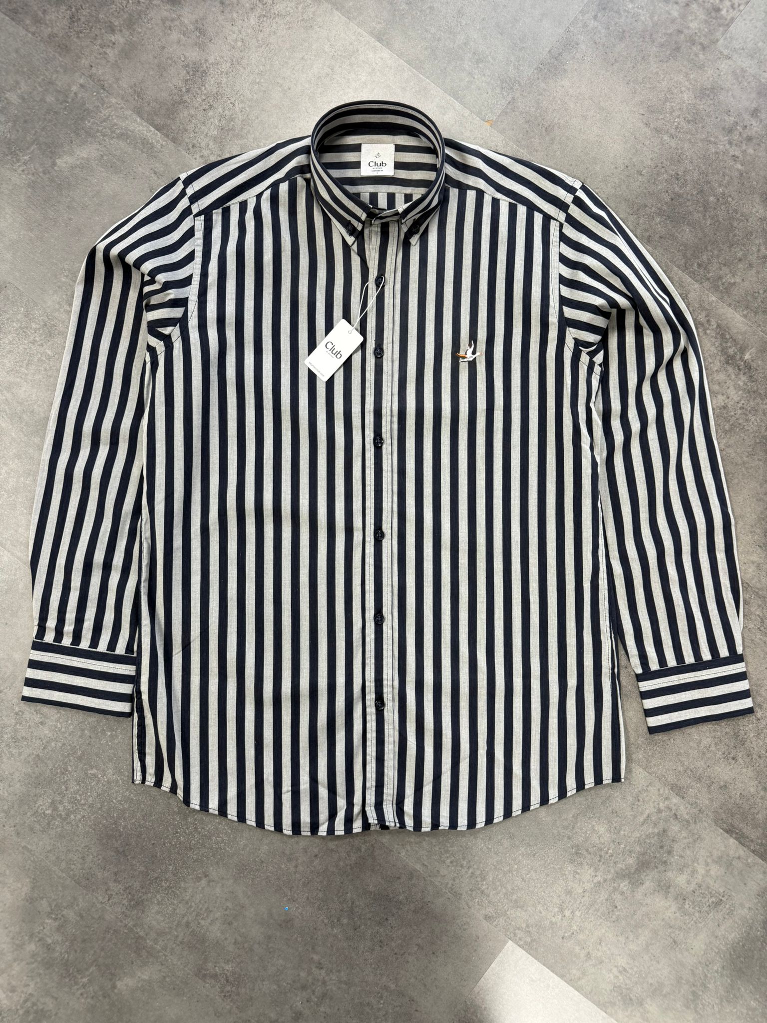 Yeni Sezon Basic Mini Logo Pamuk Oxford Gömlek - 2