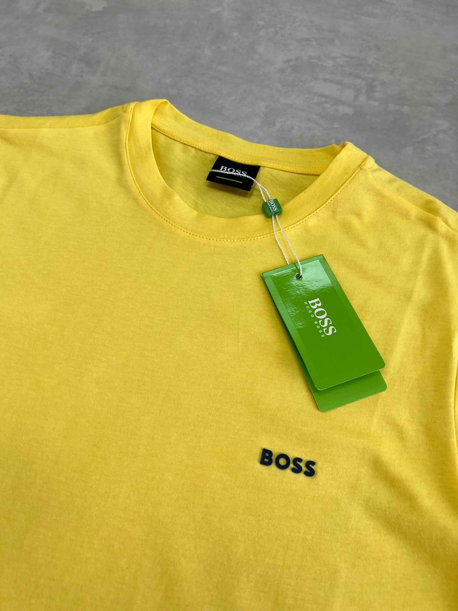 Sarı  Basic Mini Logo Classic  T-shirt