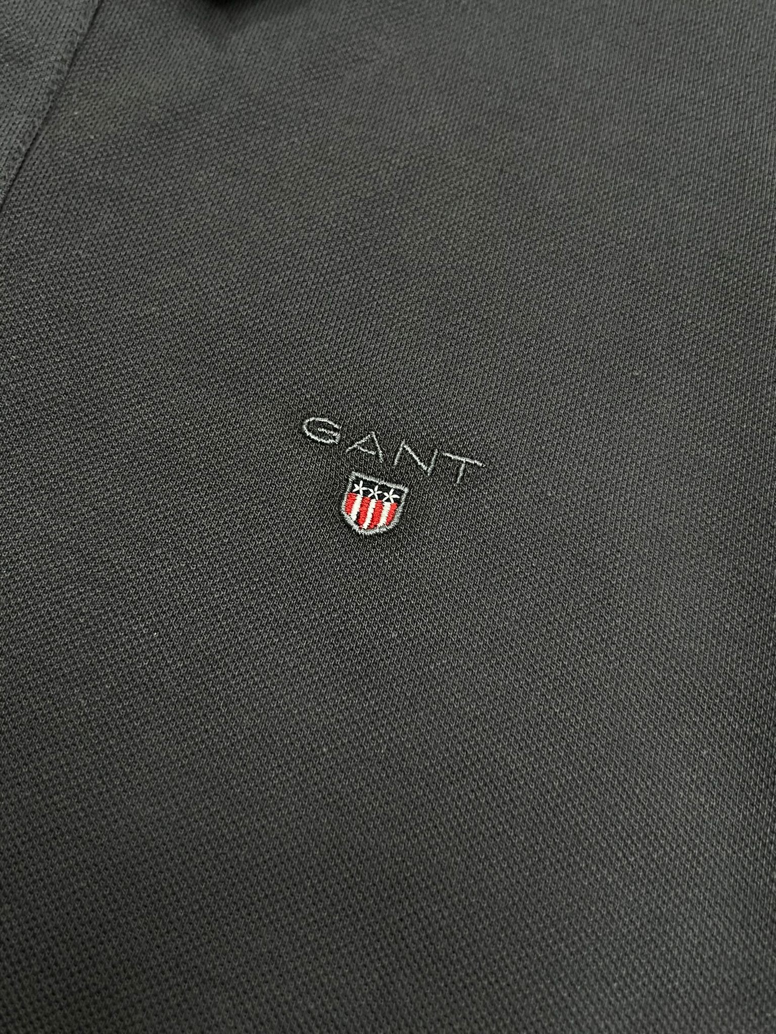 Classic Ceest Logo Basic Antrasit Polo Yaka T-shirt