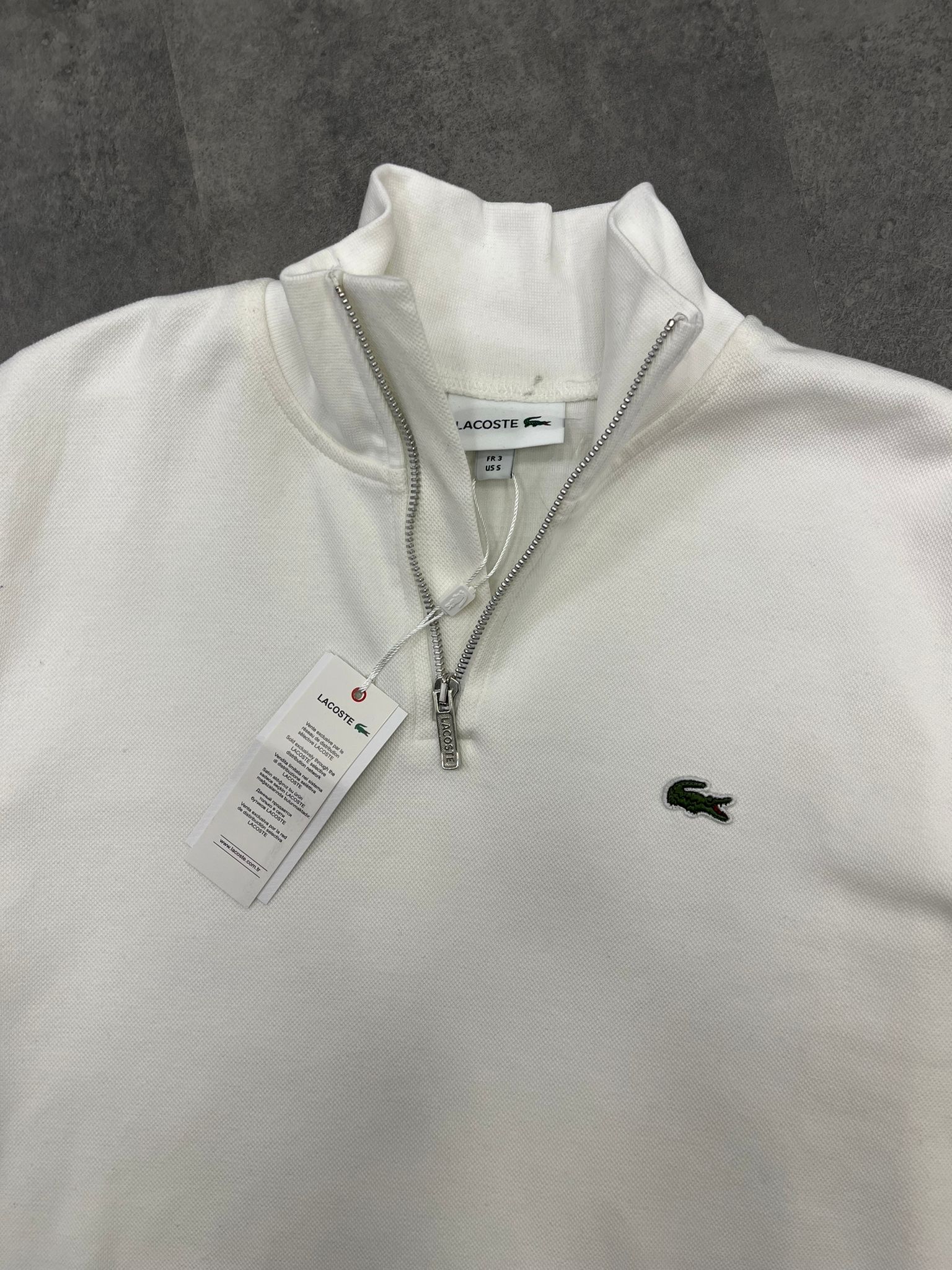 Yeni Sezon Basic Half Zip  Classic Mini Logo Sweatshirt