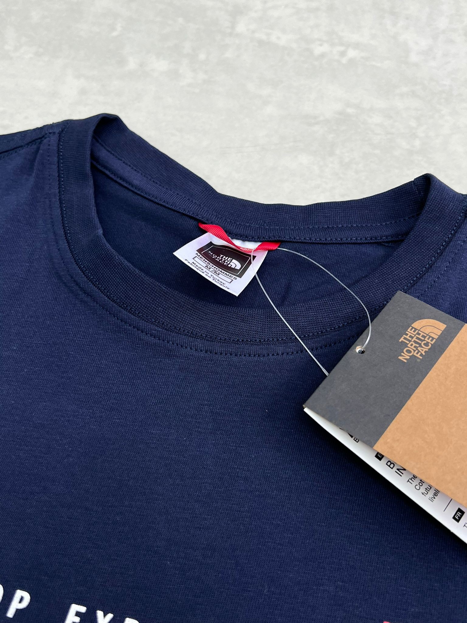 Nevet Stop Explorıng Logo Navy Blue T-shirt