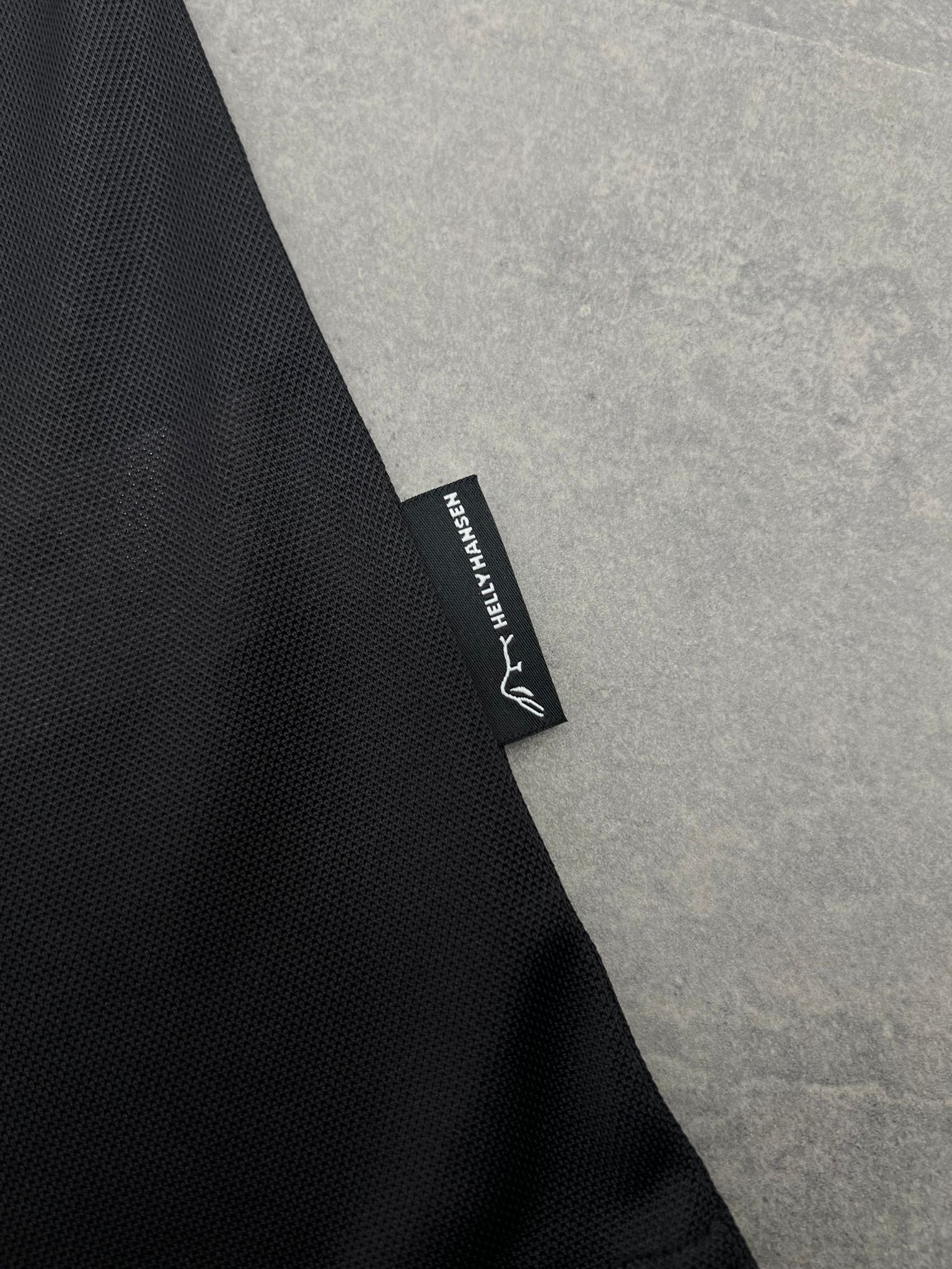 Yeni Sezon Basic Mini Logo Clima Cool (Nefes Alan) Polo Yaka Black  T-shirt