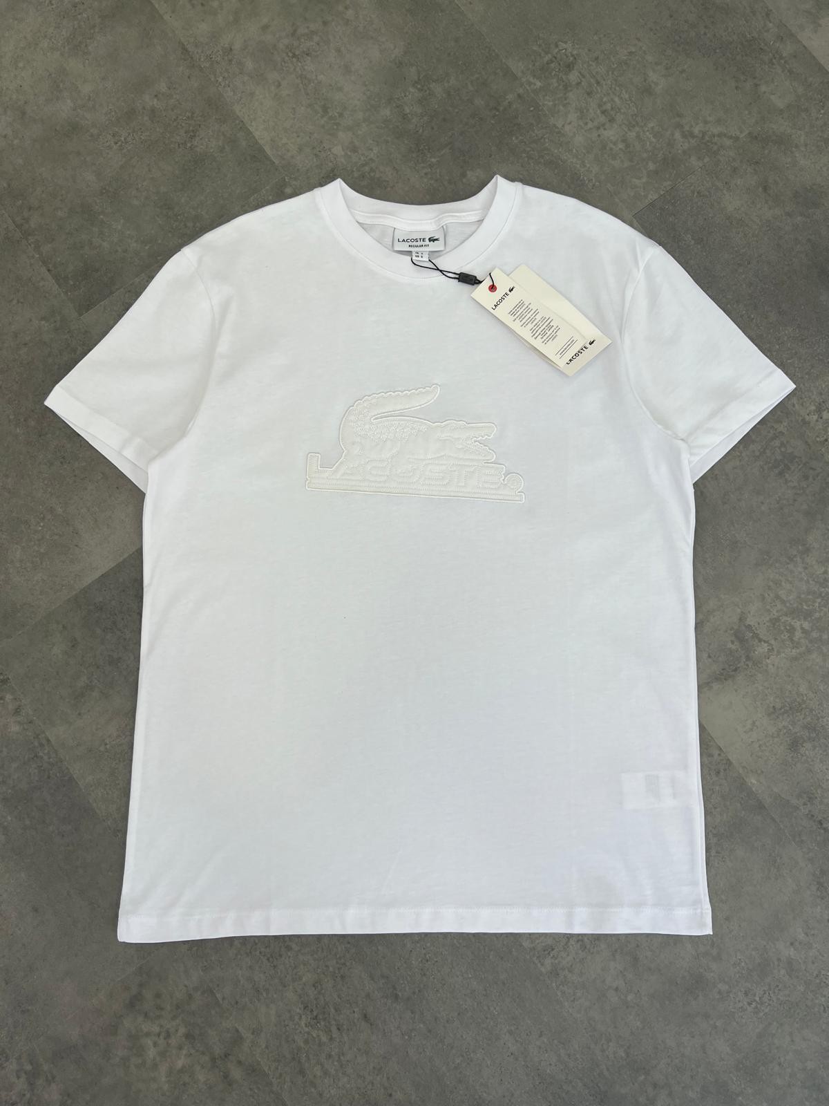 Yeni Sezon Mid Icon Full Nakış Logo Retro Again Logo White T-shirt