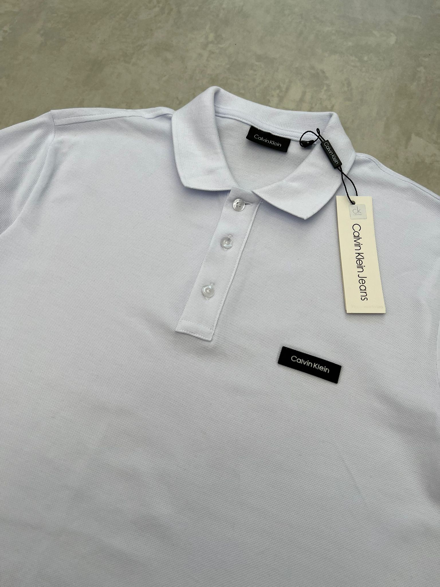 Plastik Logo Basic Classic Beyaz T-shirt