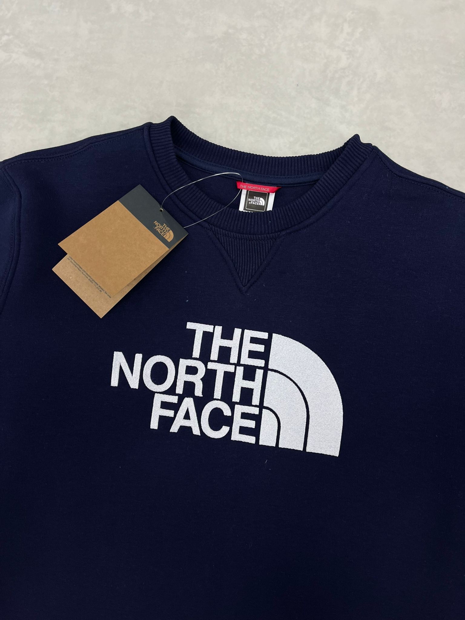 Yeni Sezon Mid İcon Full Nakış Logo Navy Blue  Sweatshirt
