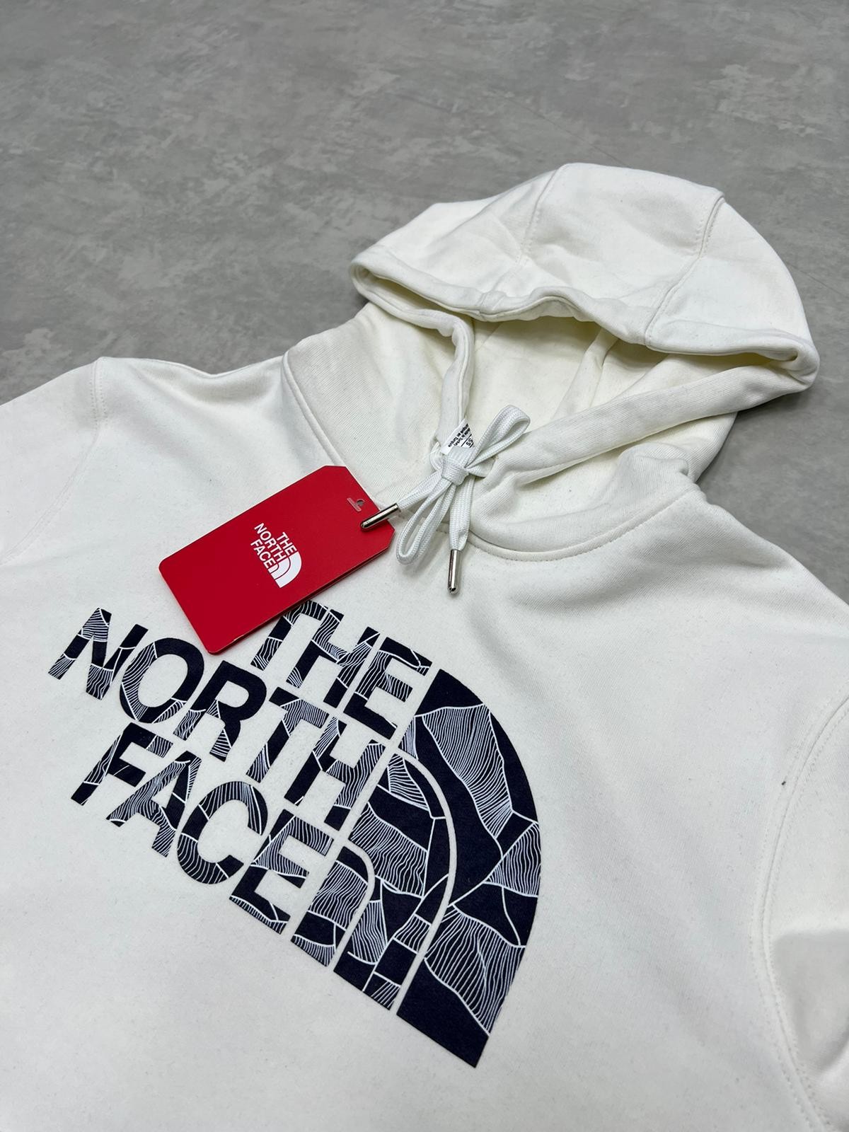 The Mountain Ceramic Mid Icon Logo Cream Sweatshirt