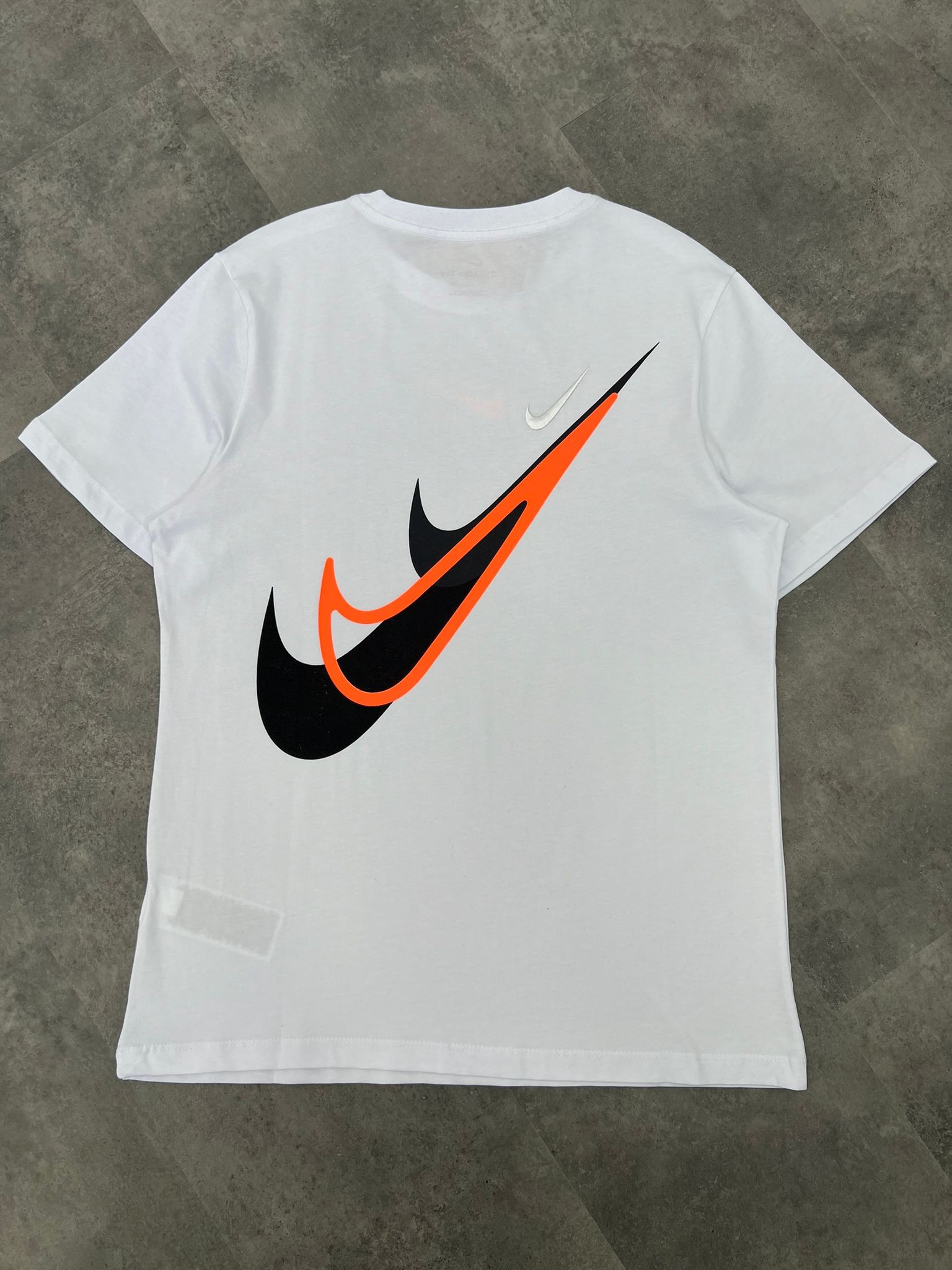 Yeni Sezon Back To Print Mid Icon Fosfor Logo White T-shirt