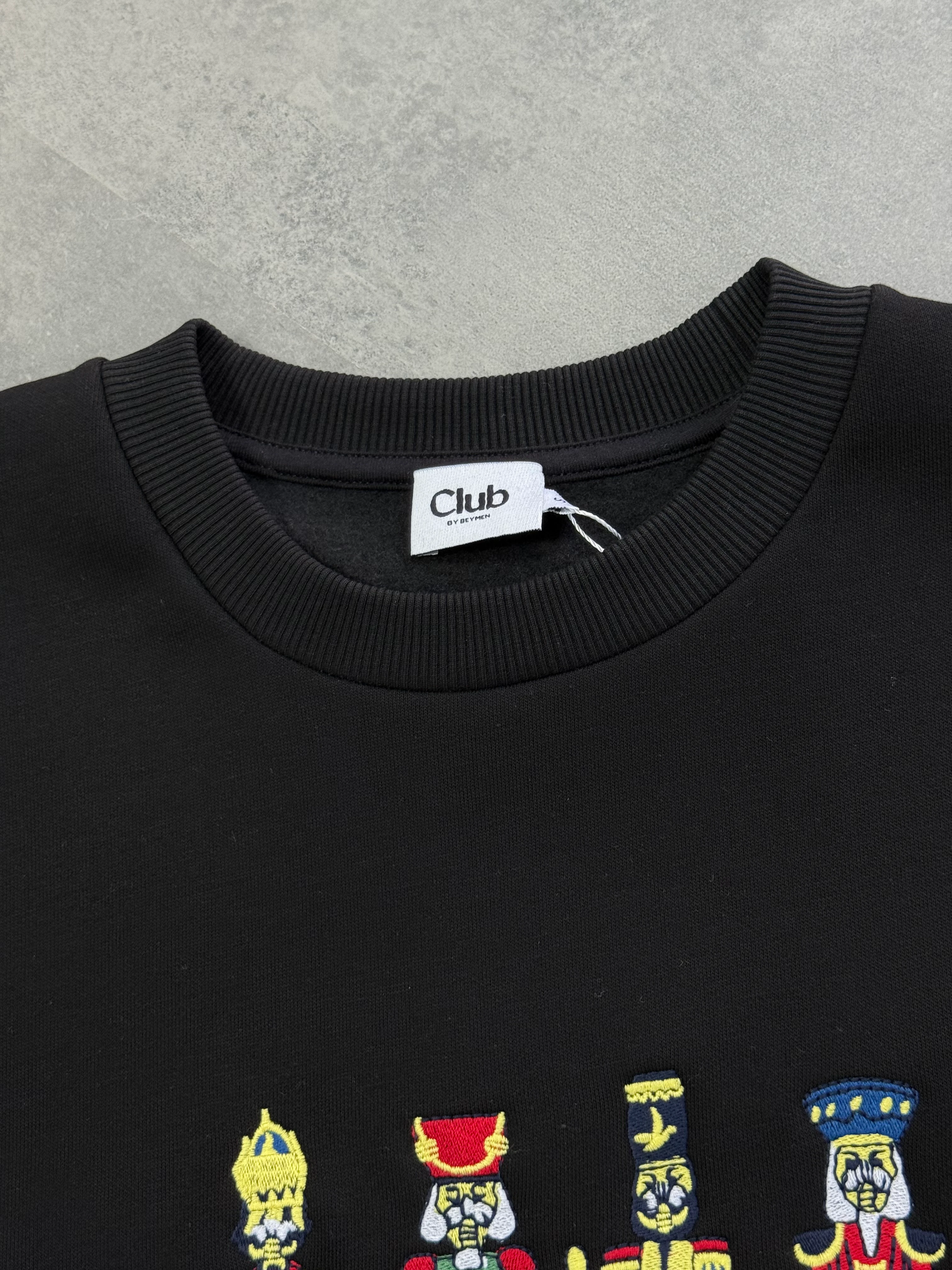 Yeni Sezon Özel Seri Nakış Logo Şardonlu Sweatshirt