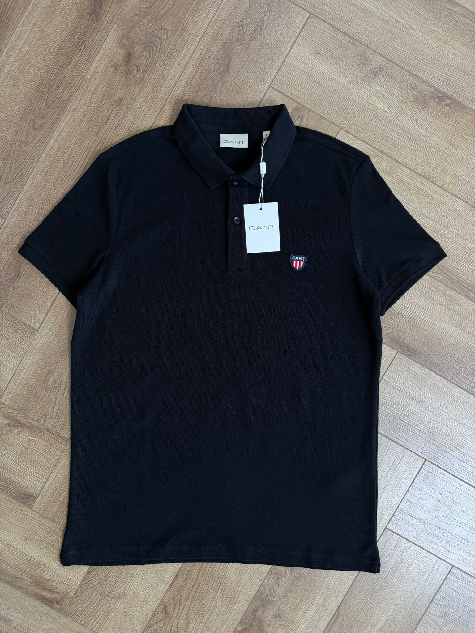 Yeni Sezon Patch Arma Basic Mini Logo Polo Yaka - SİYAH