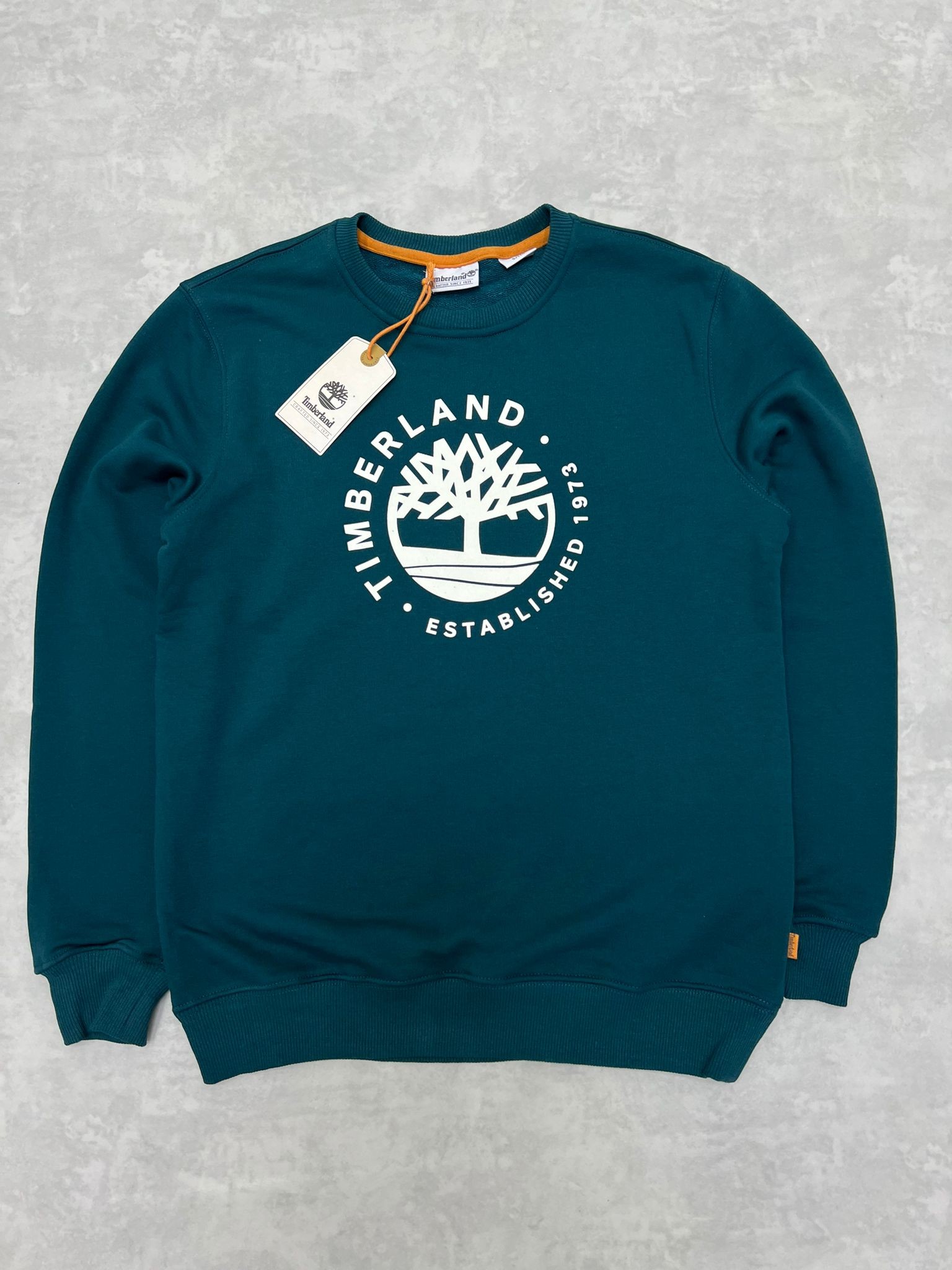Mid Icon Logo Est.1973 Woden Light Petrol Yeşili Sweatshirt
