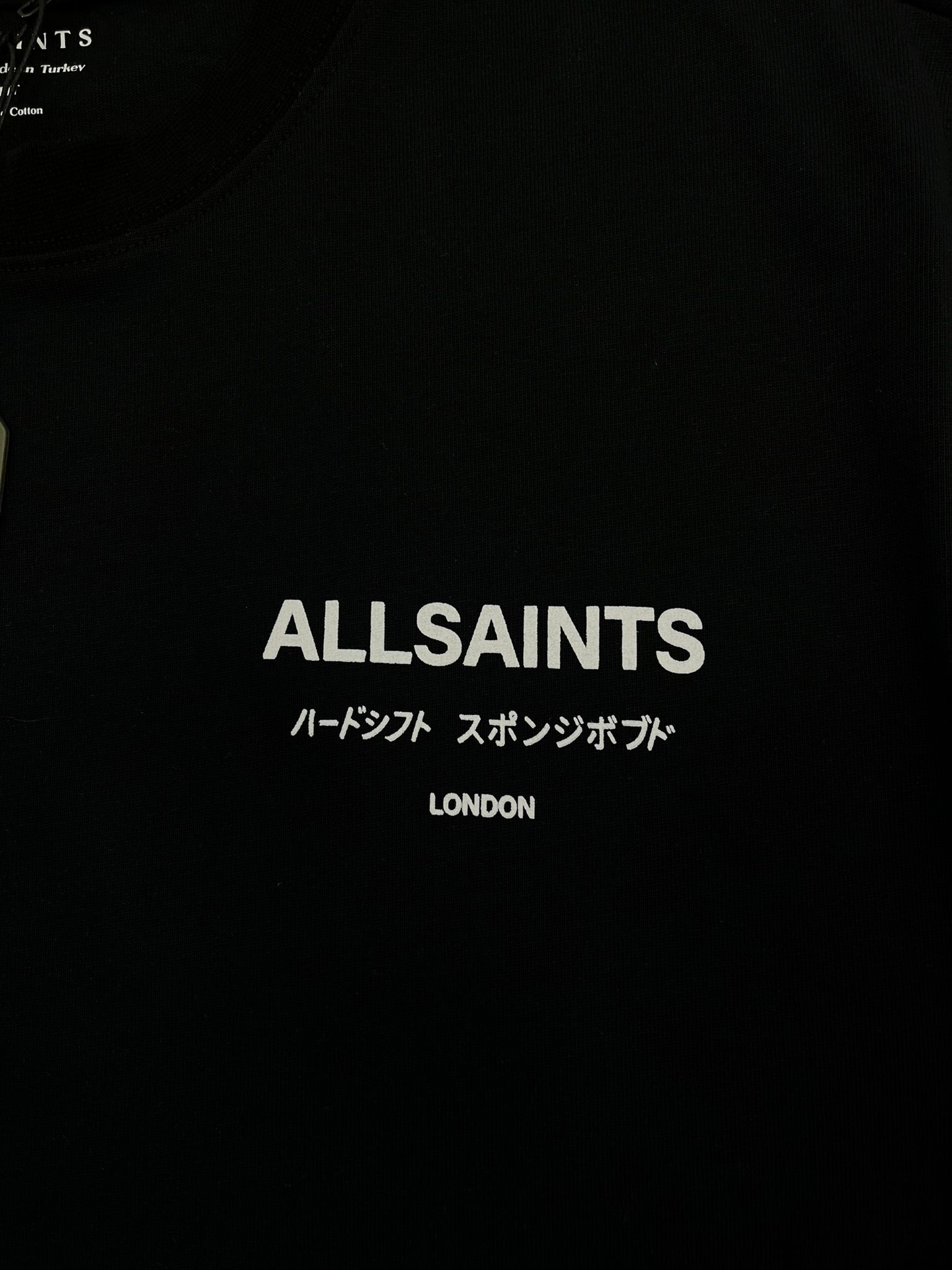 Yeni Sezon Back To Print Underground Oversized Navy Blue T-shirt