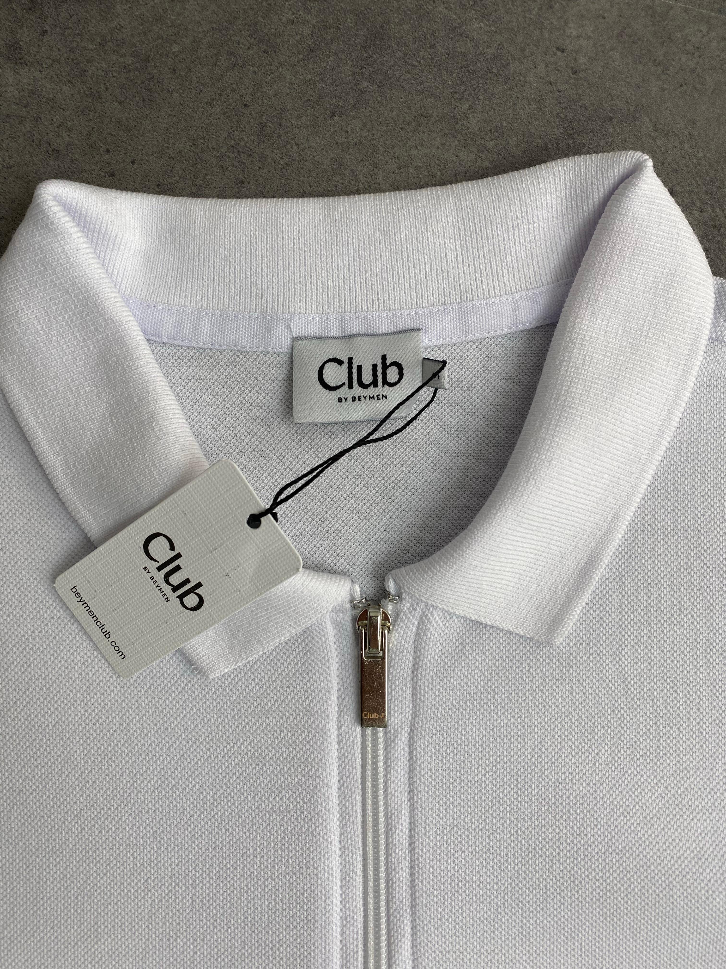 Yeni Sezon Yarım Fermuar Pamuk Pike Polo Yaka