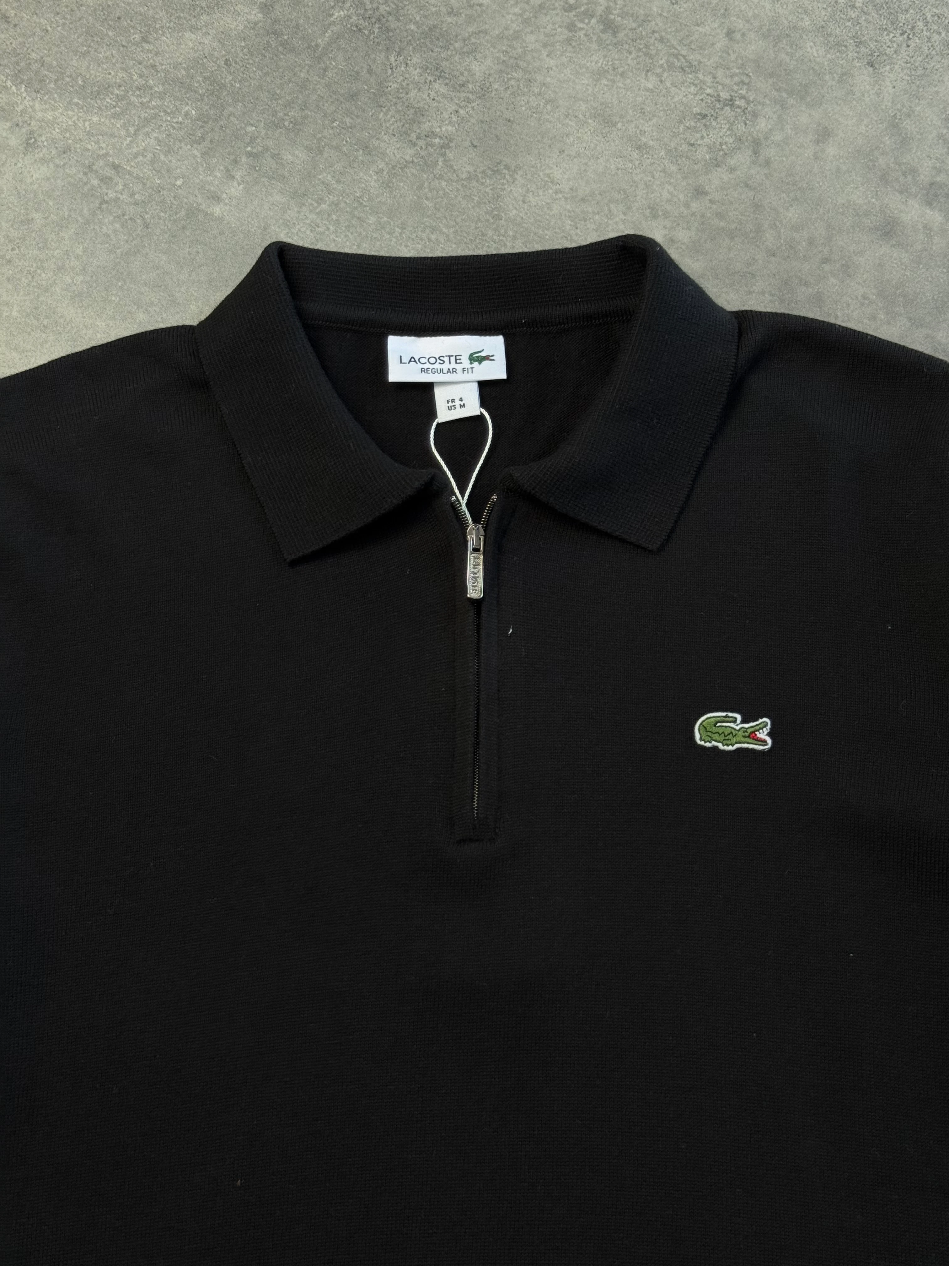 Yeni Sezon Classic Logo Yarım Fermualı Triko Sweatshirt