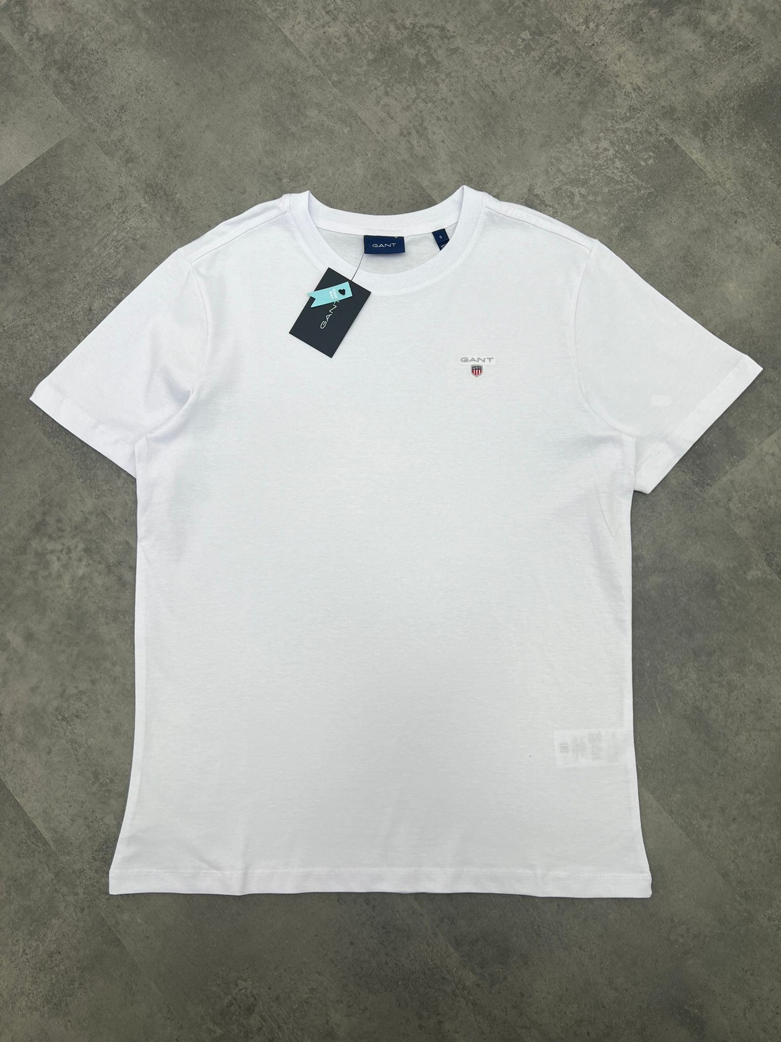 Yeni Sezon Mini Logo Basic White T-shirt