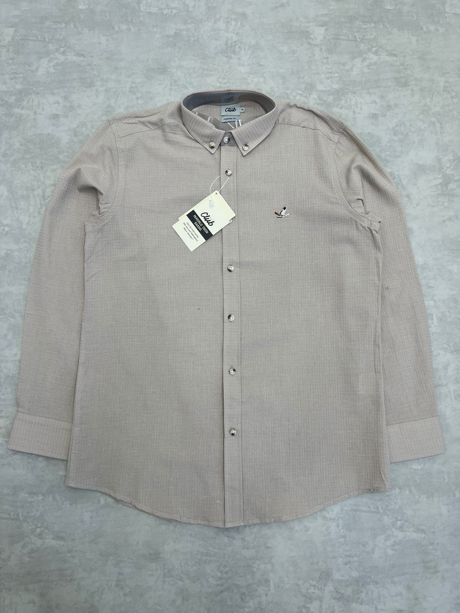 Classic Mini Logo Regular Fit Brown  Gömlek