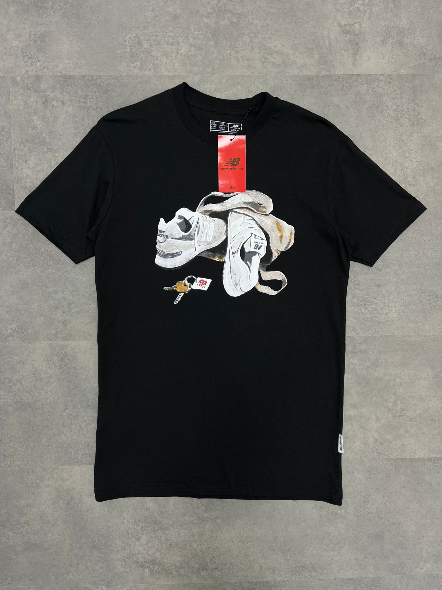 Yeni Sezon Shoes Mid Icon Black T-shirt