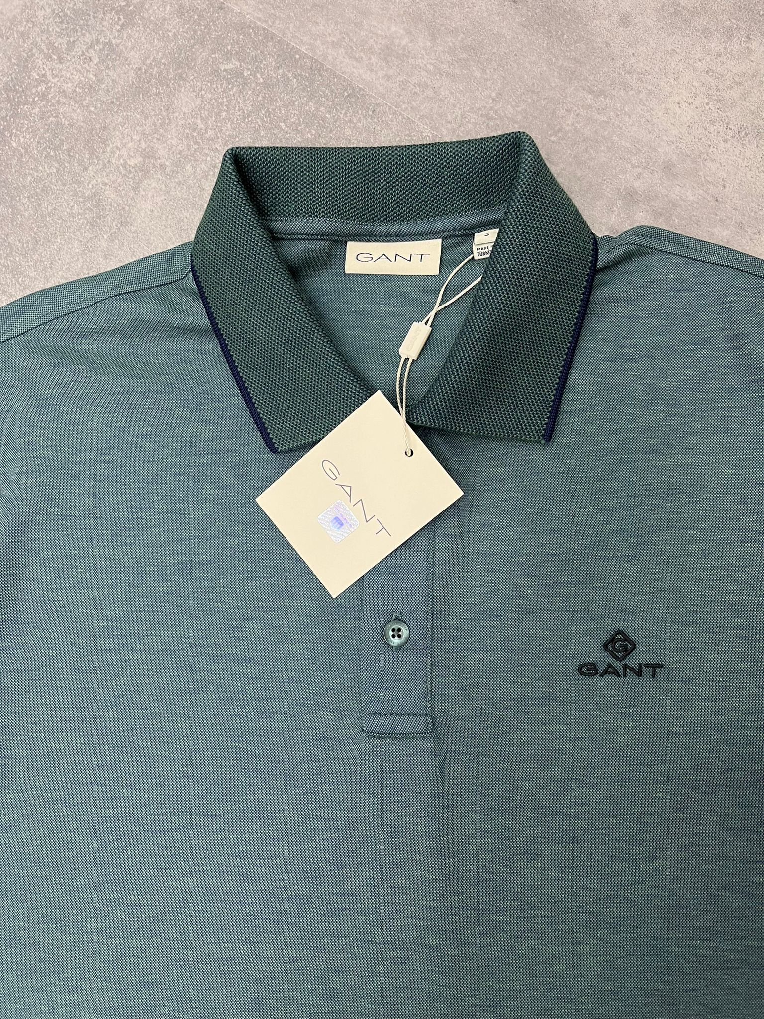 Yeni Sezon Özel Series Merserize Kumaş Green Polo Yaka T-shirt