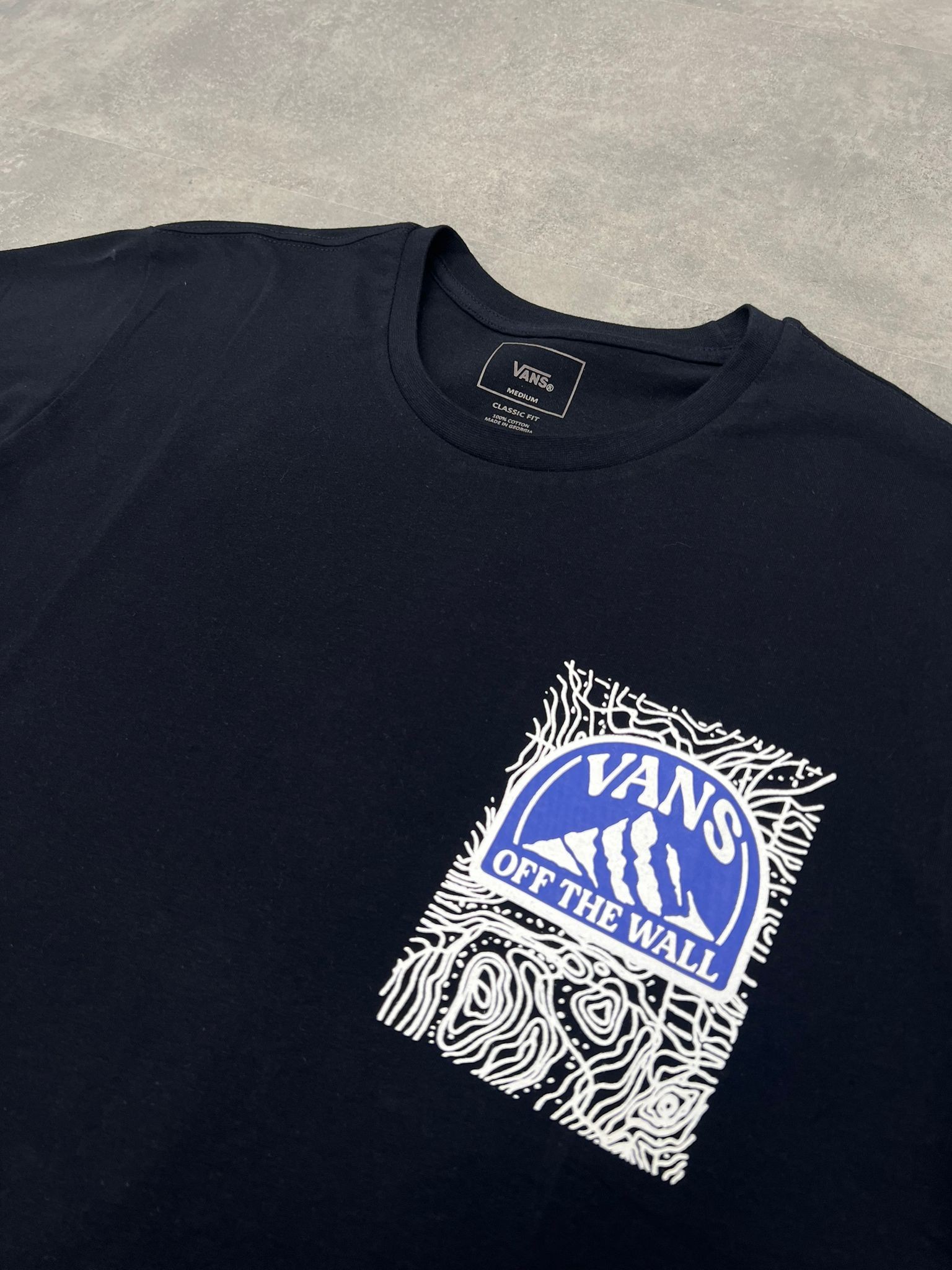 Yeni Sezon Back To Print SKY-8 Navy Blue T-shirt