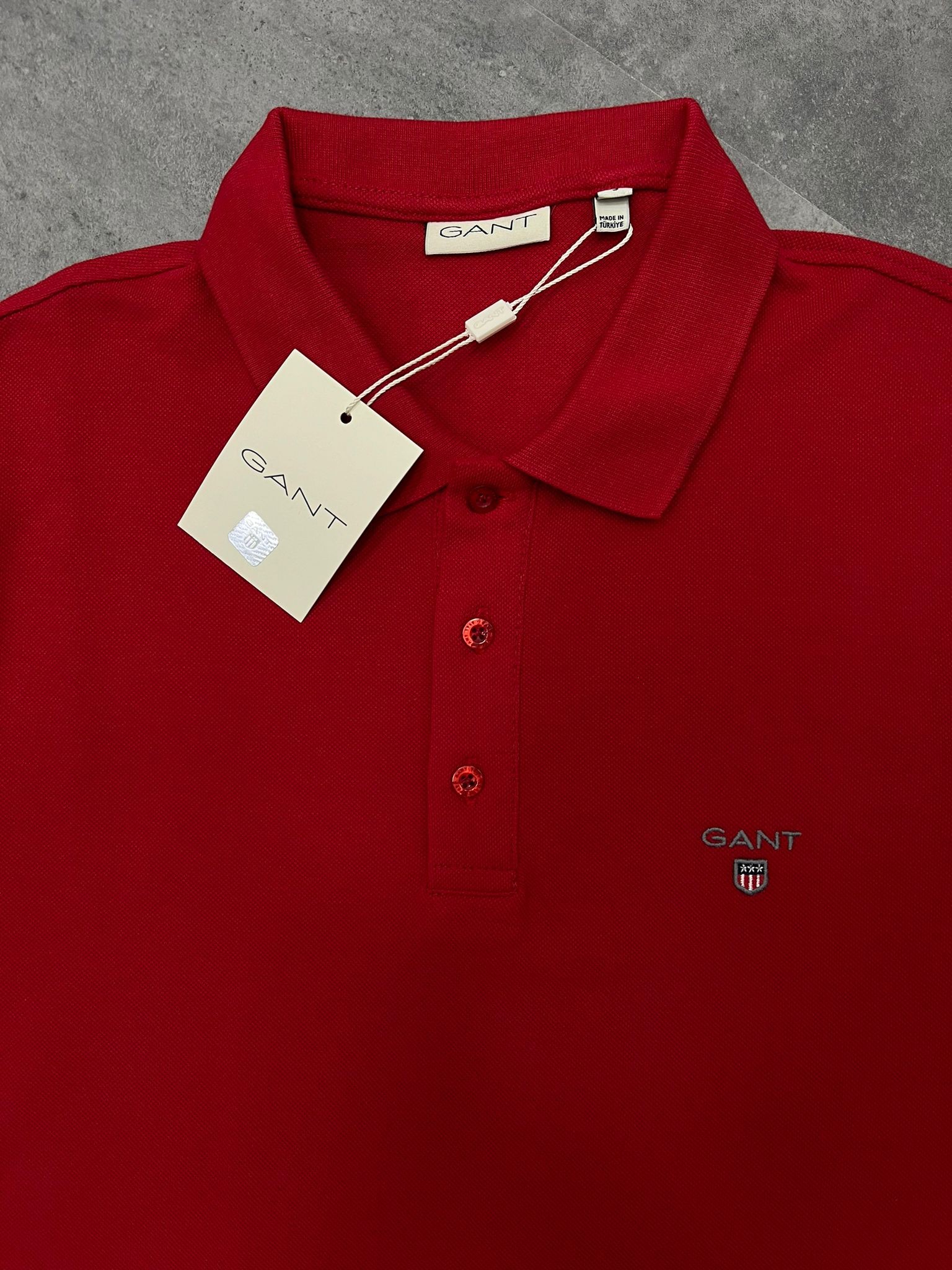 Yeni Sezon Ceast Basic Logo Red Polo Yaka T-shirt