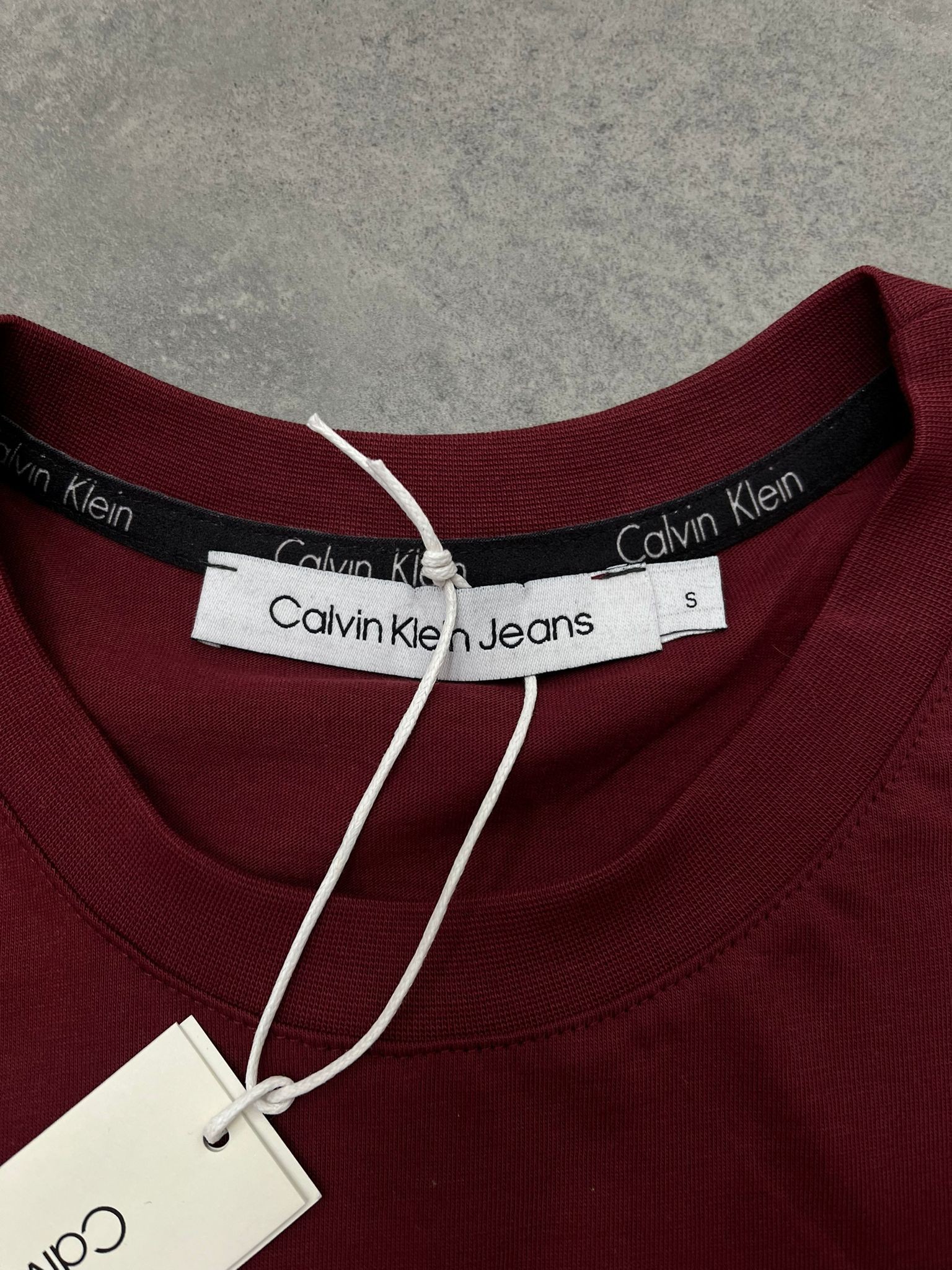 Yeni Sezon Limited Edition Özel Baskı Vertical Logo Bordo T-shirt
