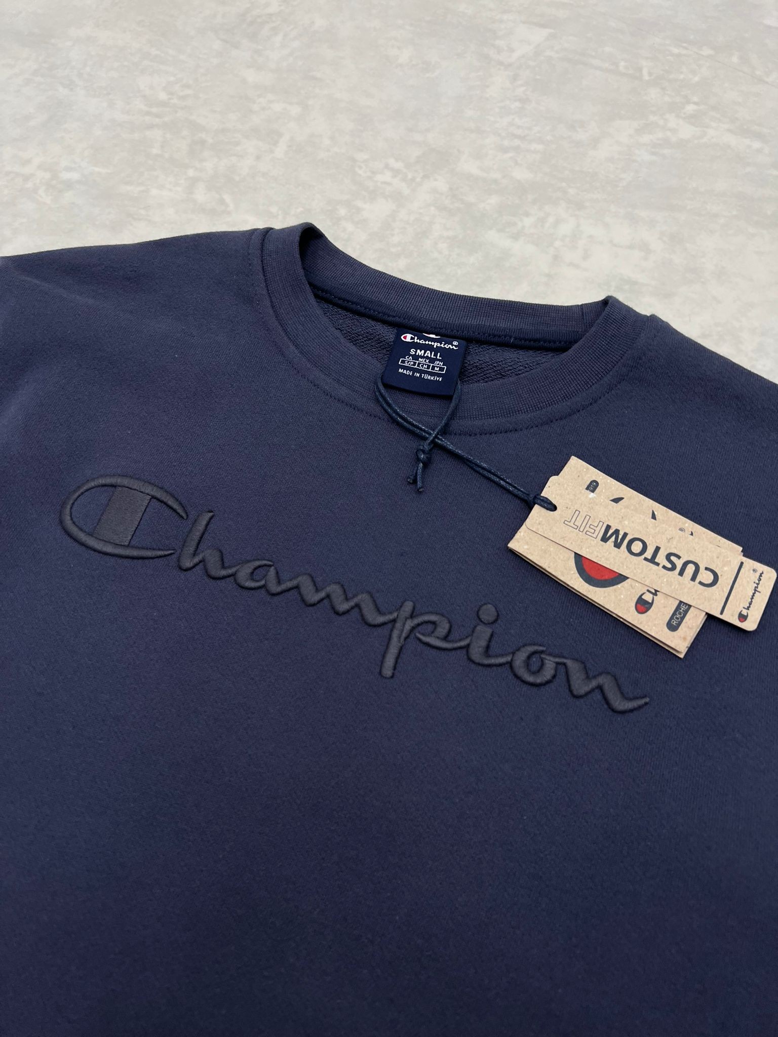Ton To Tone Mid Icon Logo Füme Sweatshirt