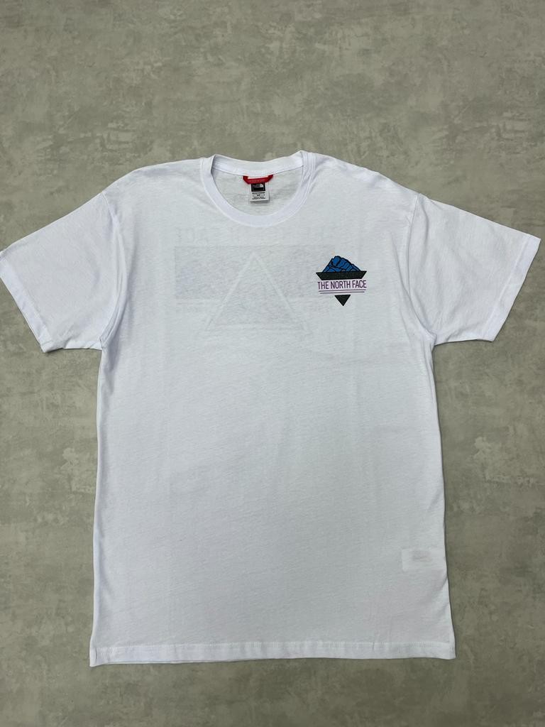 Mountain Printed White T-shirt