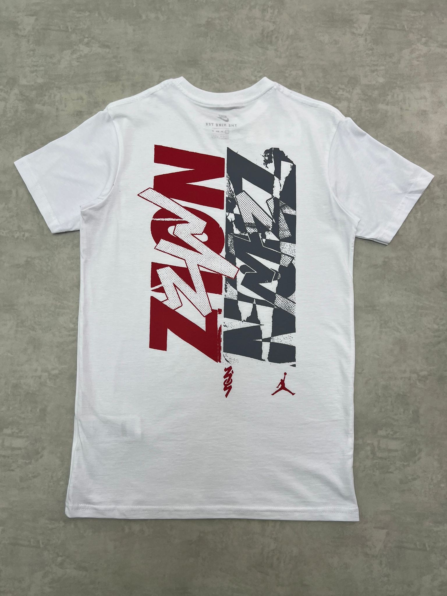 Zwn Non Model Back Print White  T-shirt