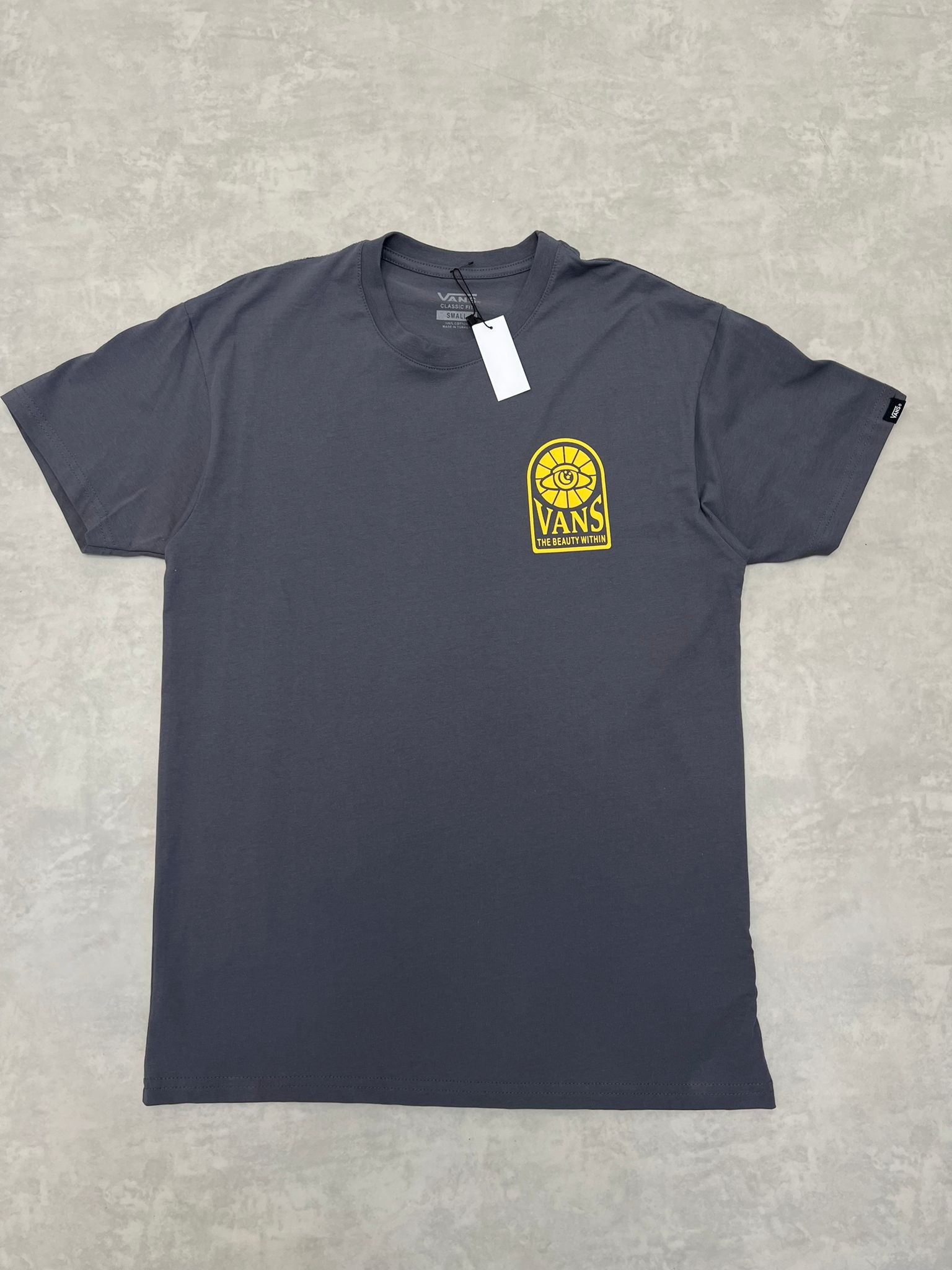 The Beauty Of The Wall Back Print Antrasit T-shirt