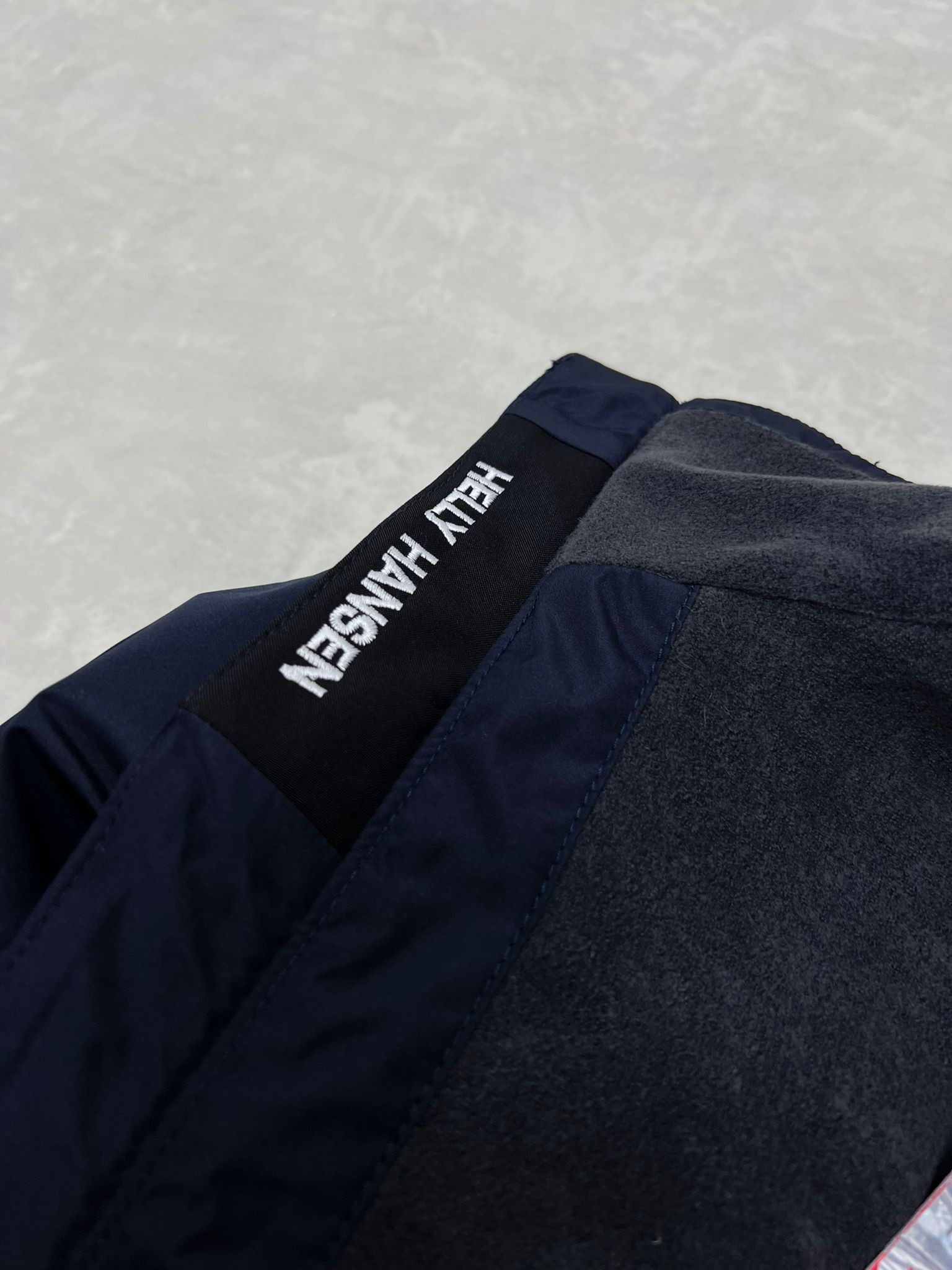 Su Ve Rüzgar Geçirmez İçi Polarlı Crew Ceket Navy Blue Mont