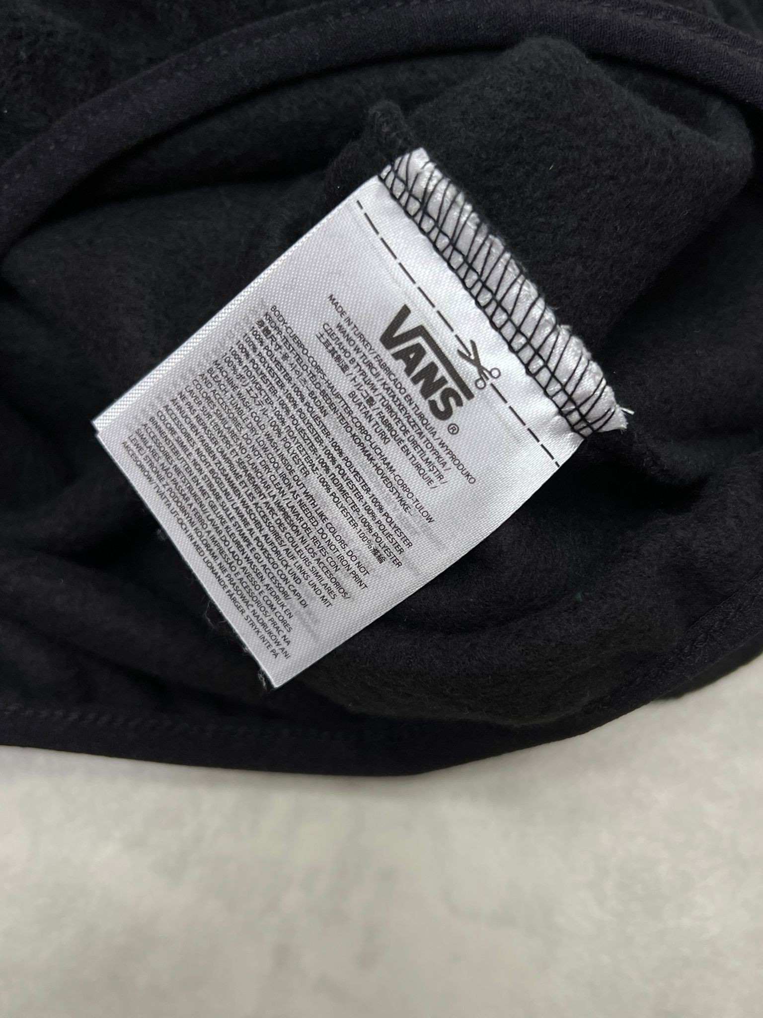 Yarım Fermuarlı Classic Black Polar